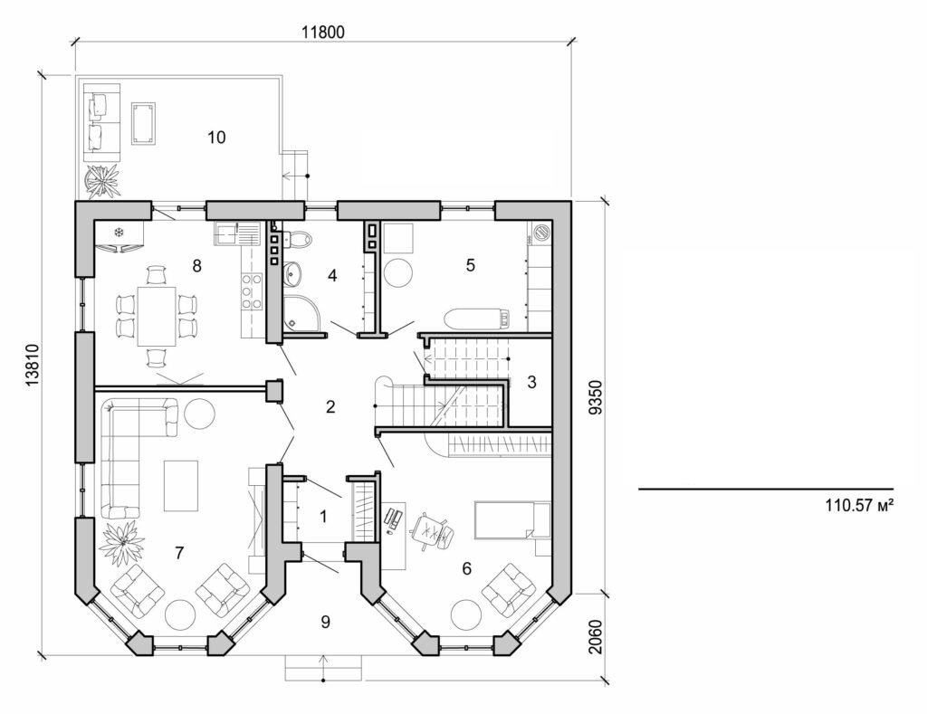 Visualization gallery - Two storey house