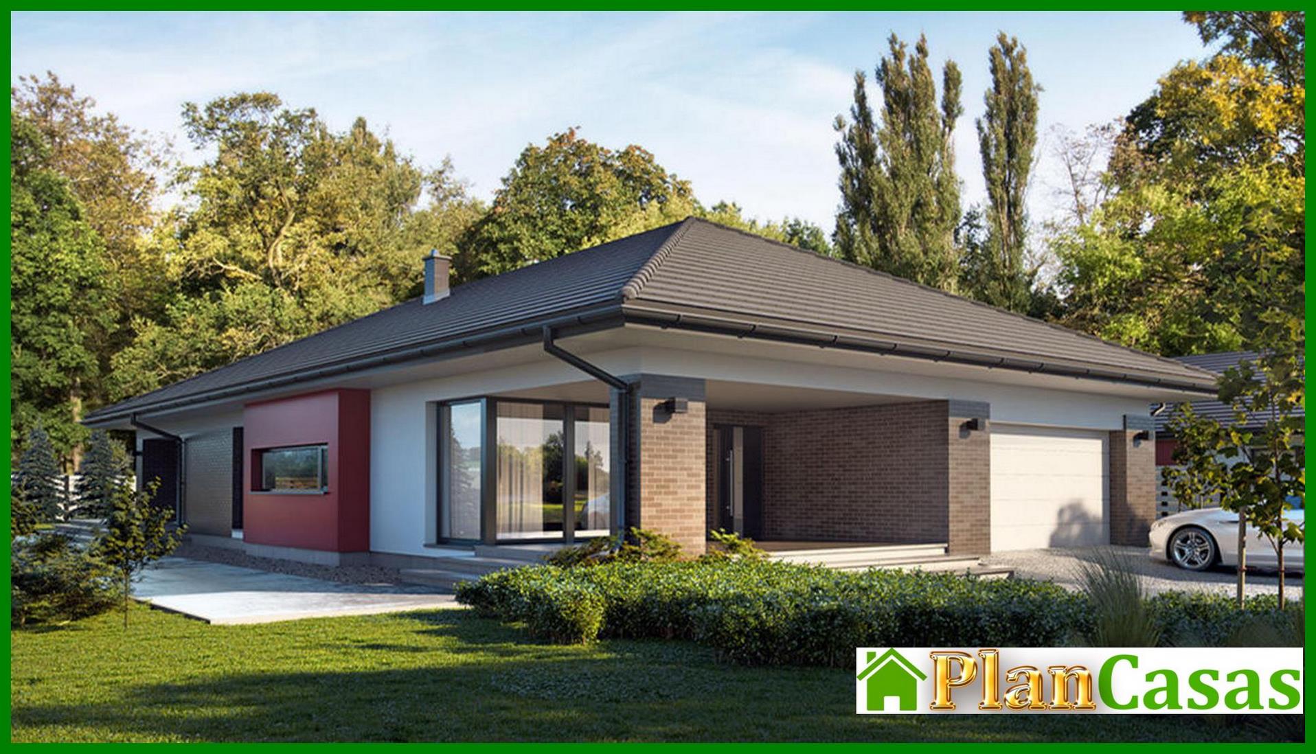 Visualization gallery - Attractive 3 bedroom one-story house project