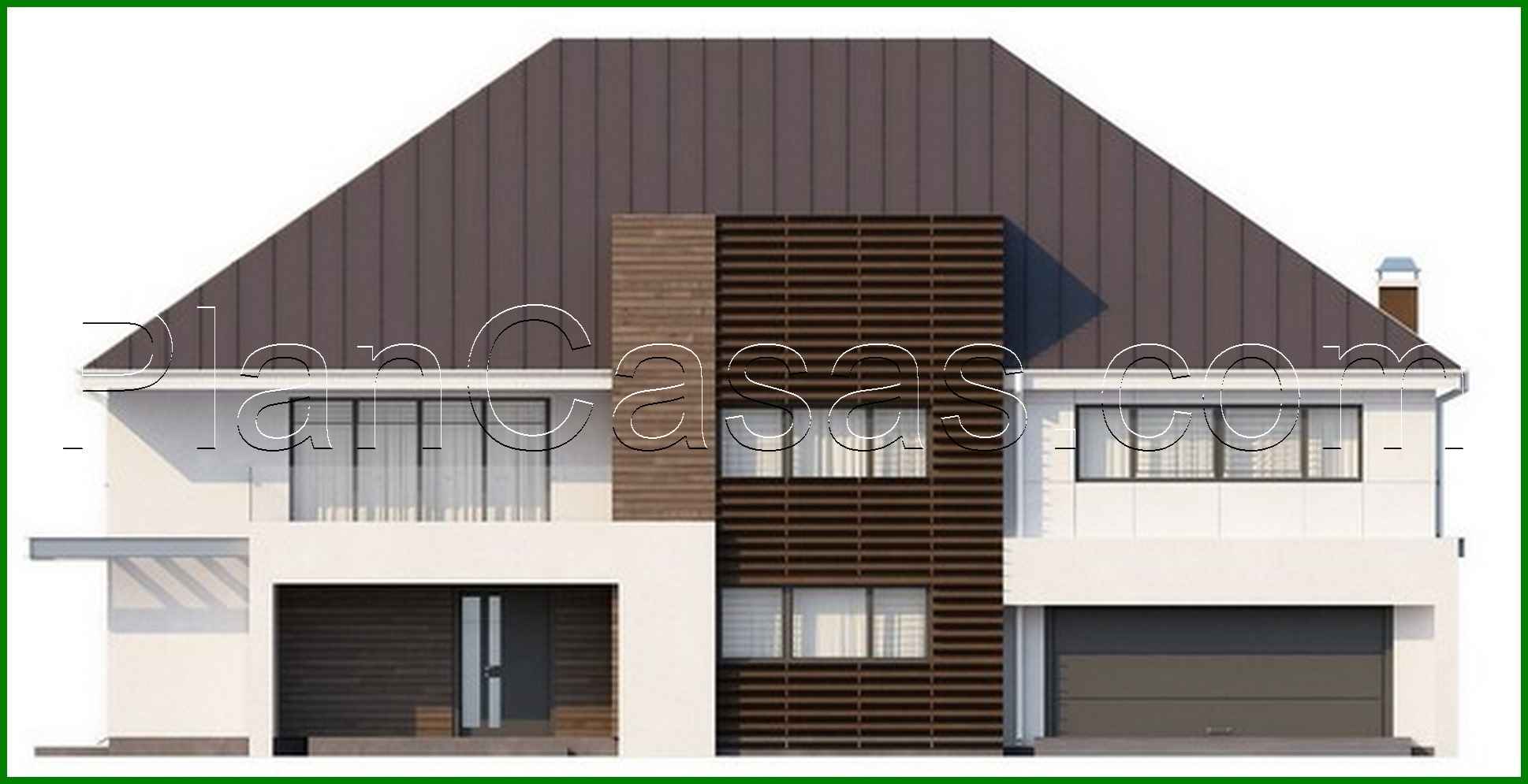 Visualization gallery - The project of a chic modern mansion