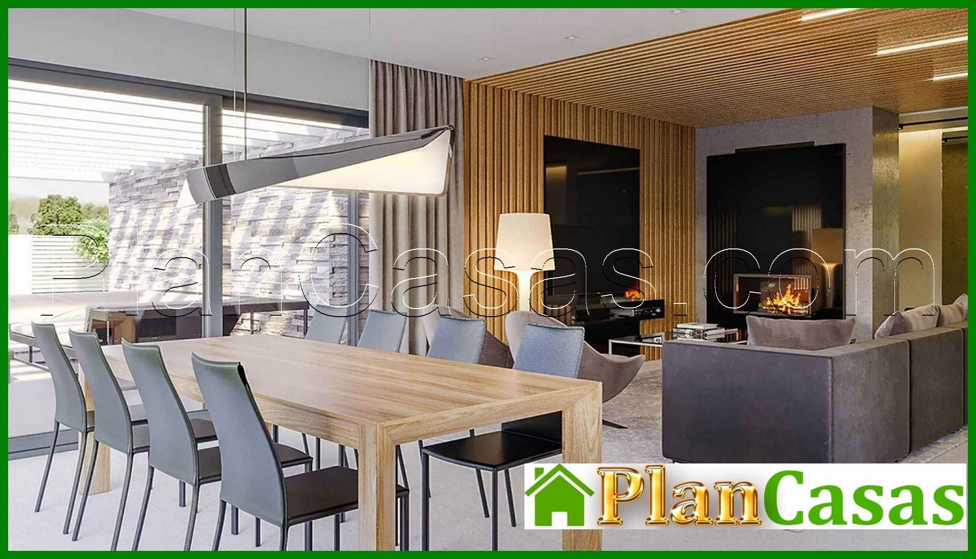 Visualization gallery - One-story stylish cottage with a spacious living room