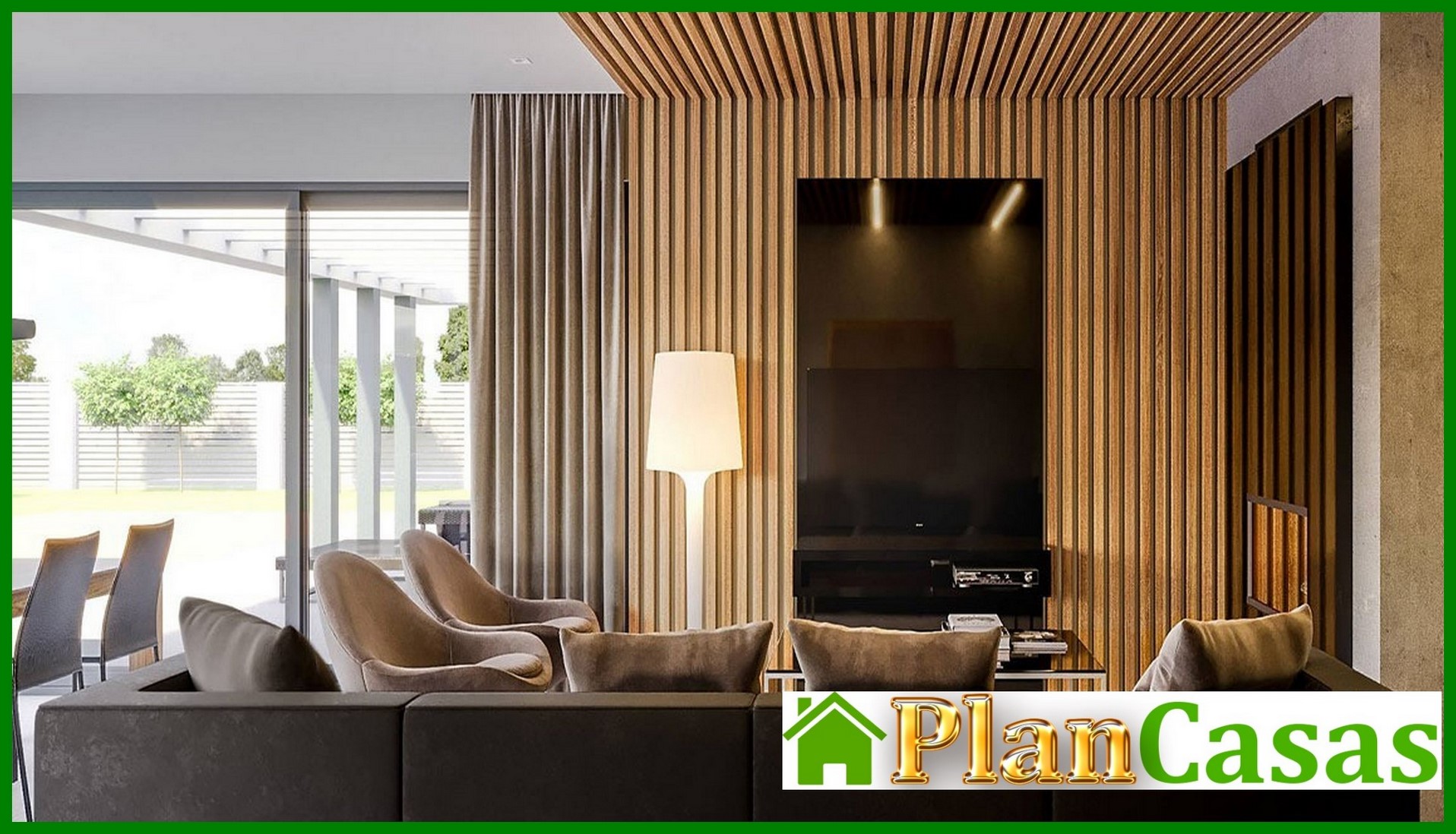 Visualization gallery - One-story stylish cottage with a spacious living room