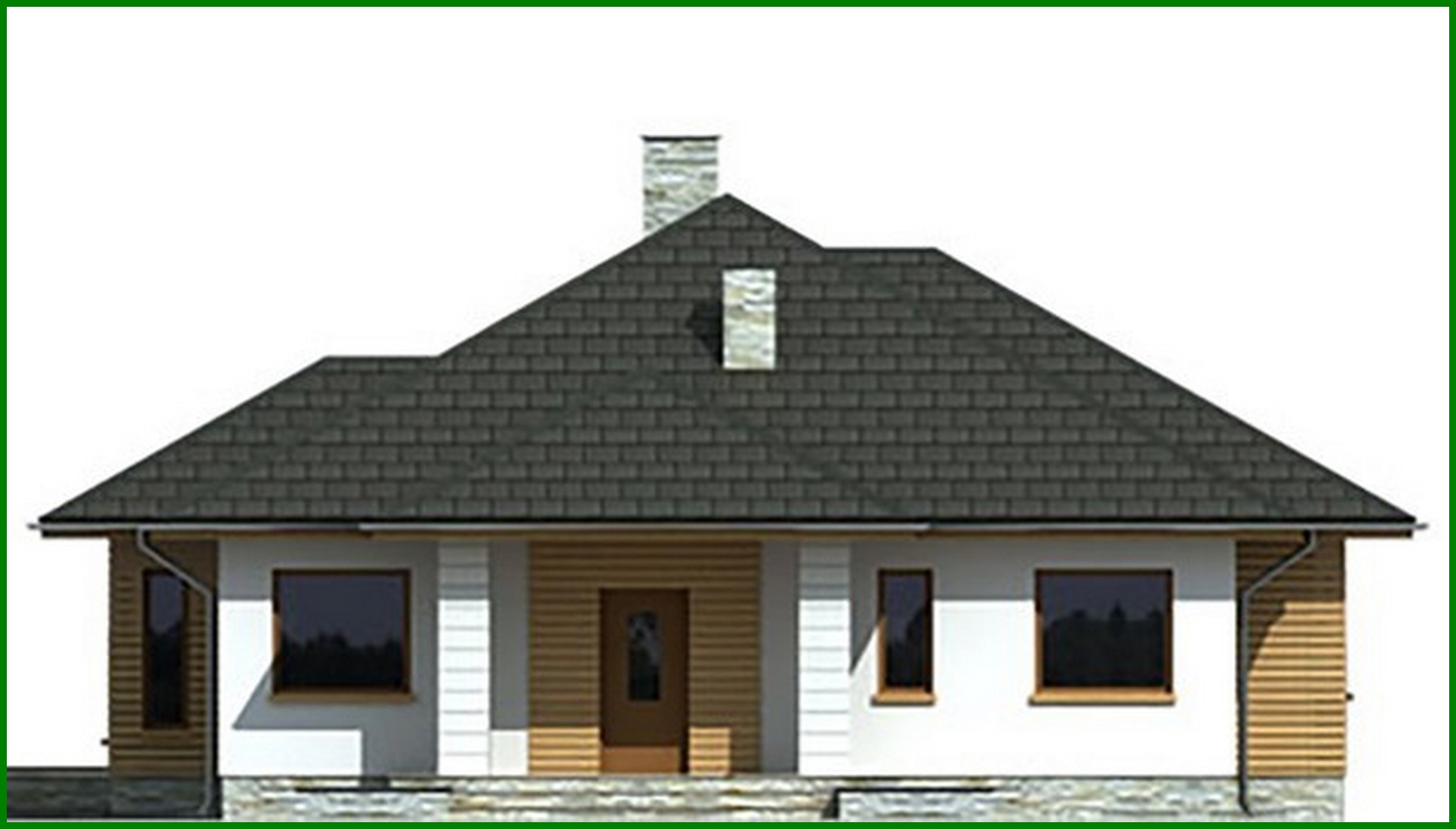 Visualization gallery - Modern house with a living area of over 100 squares