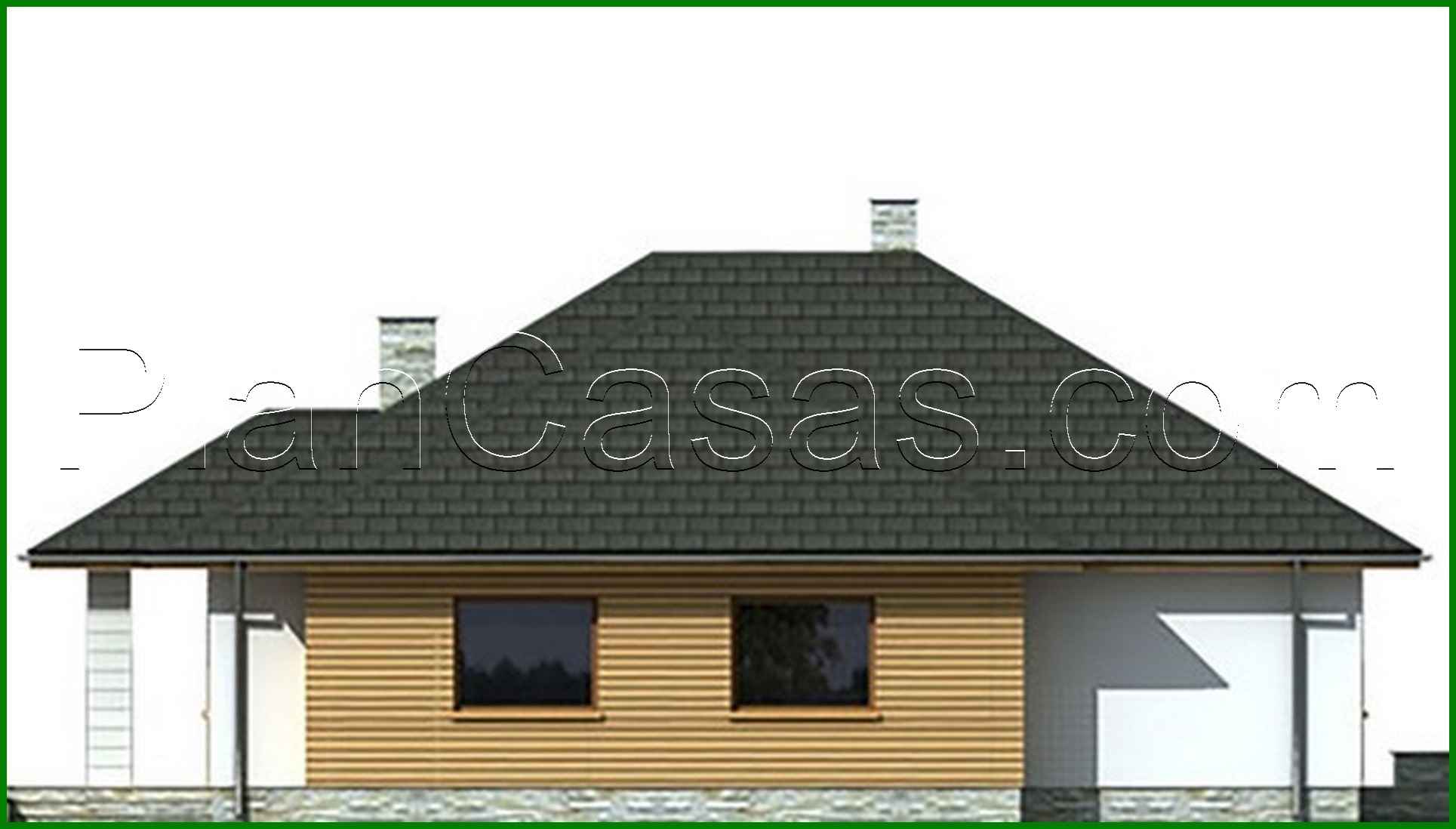 Visualization gallery - Modern house with a living area of over 100 squares