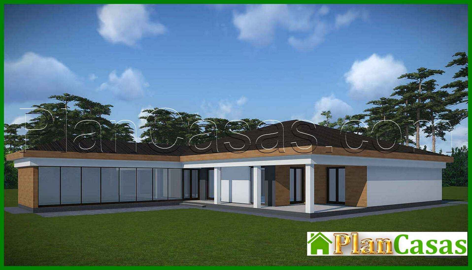 Visualization gallery - Architectural project of a house on several blocks