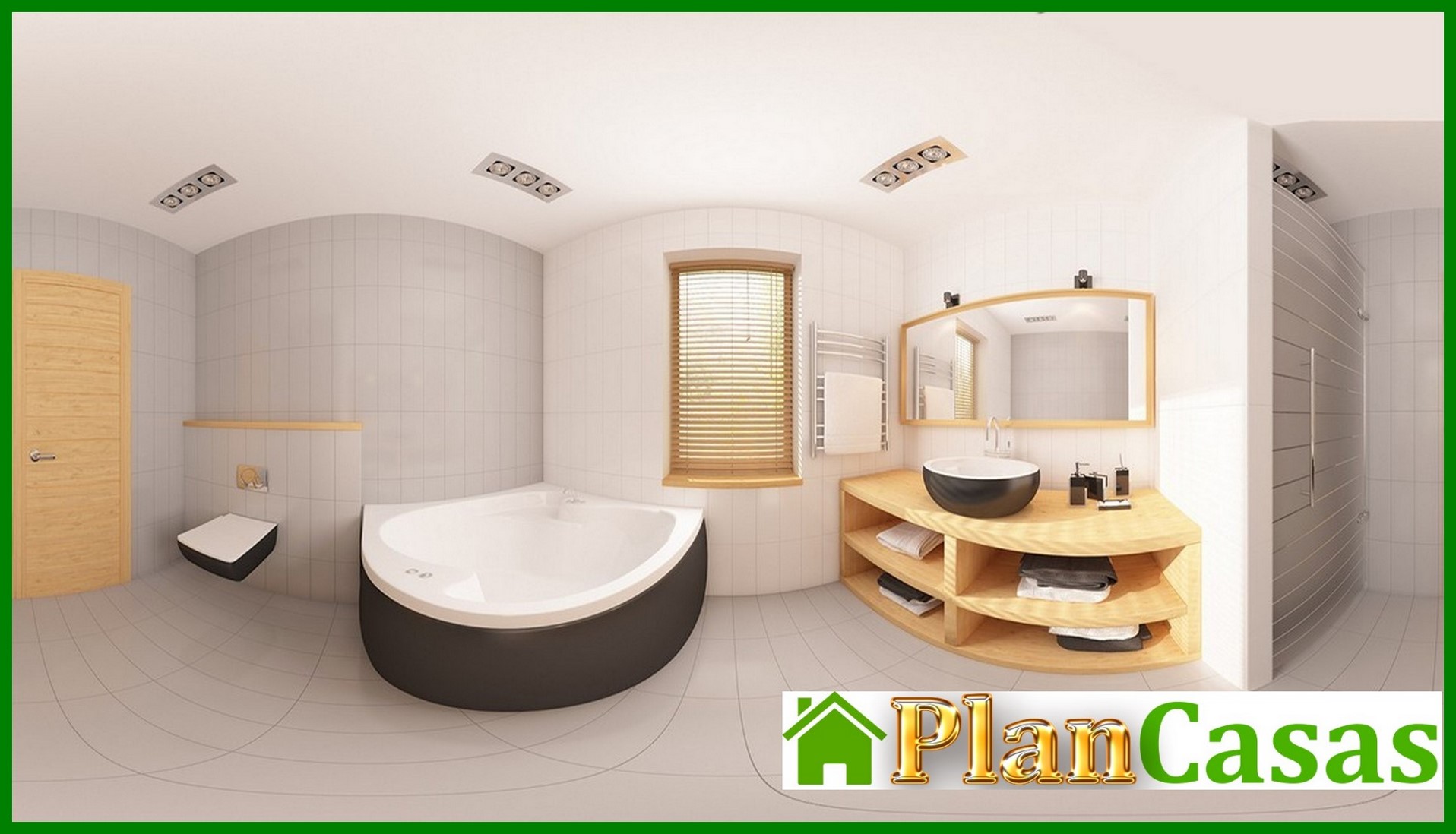 Visualization gallery - Project of a house with a multi-pitched roof, bay window and fireplace