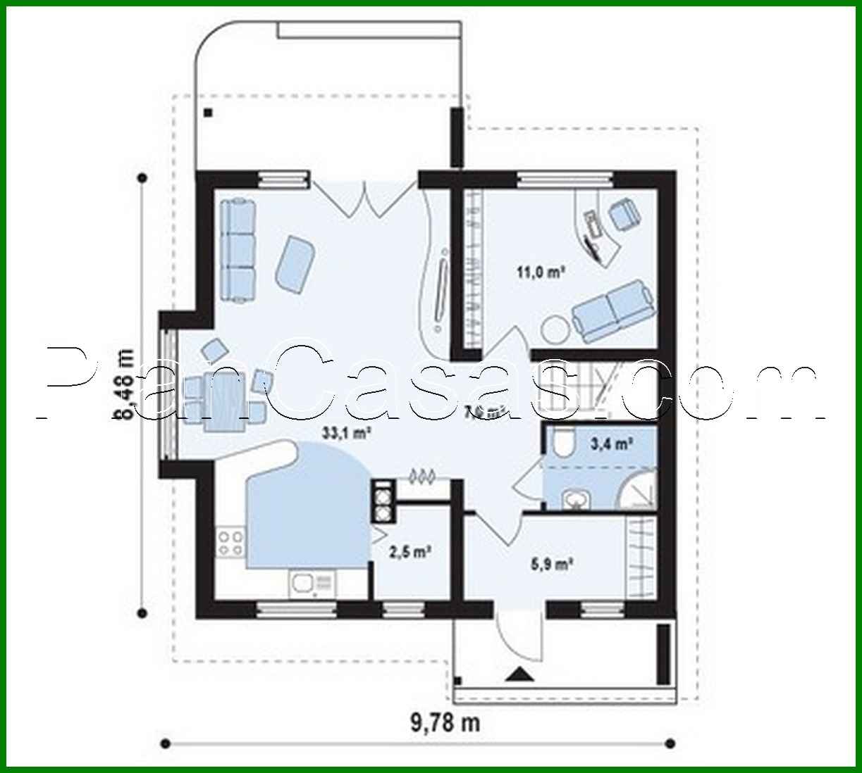 Visualization gallery - House project with an office on the ground floor