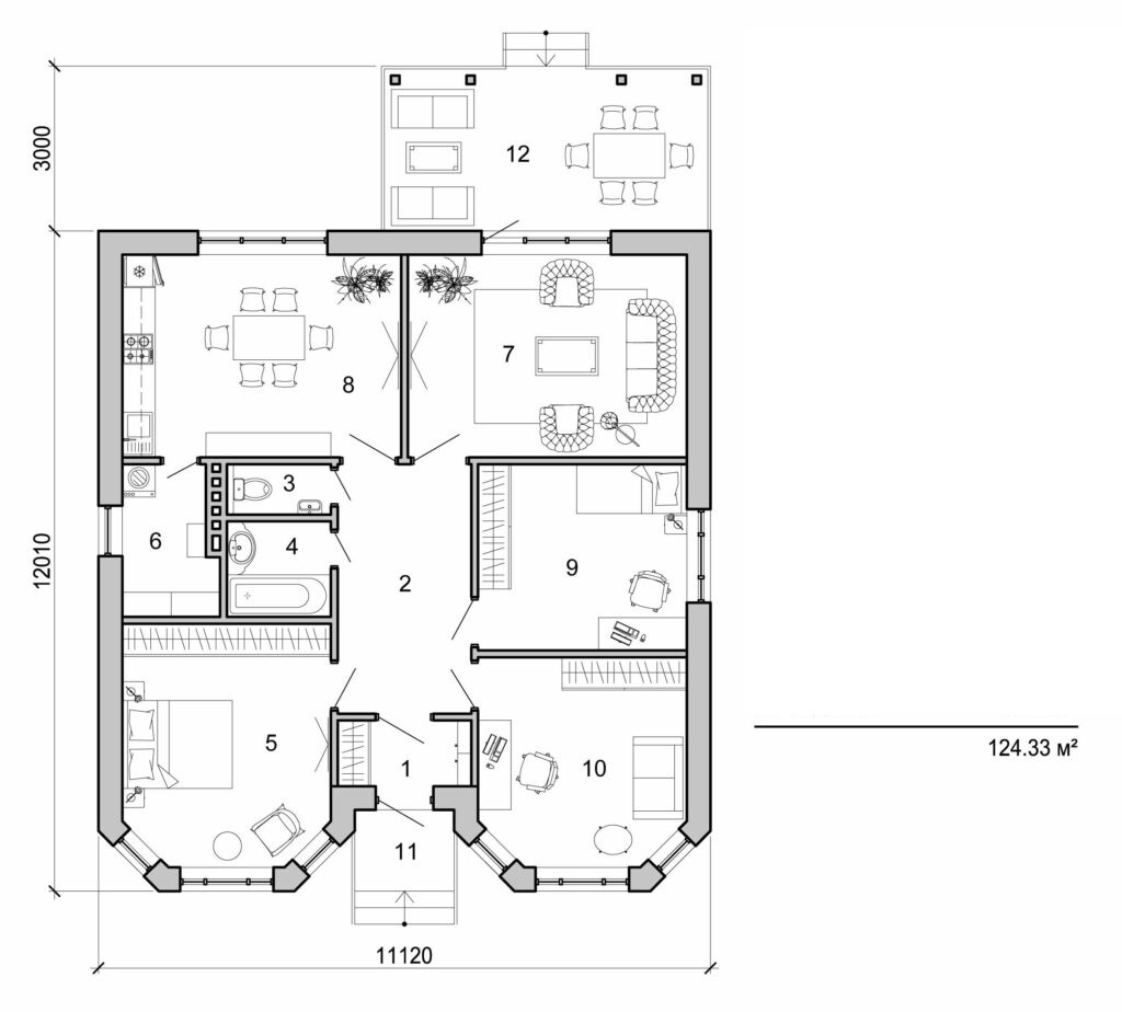 Visualization gallery - One storey home