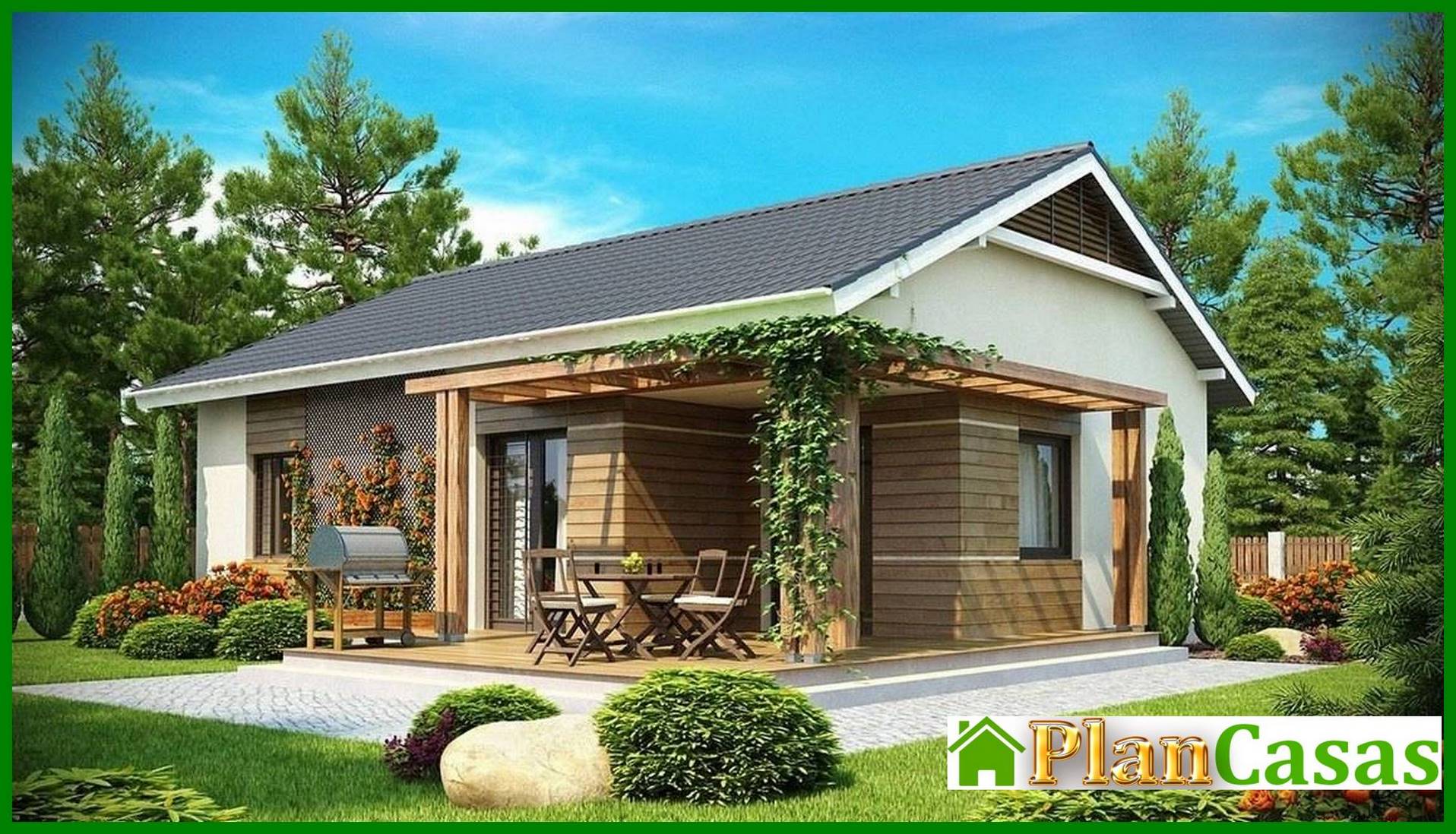 Cost-effective cottage project house plan