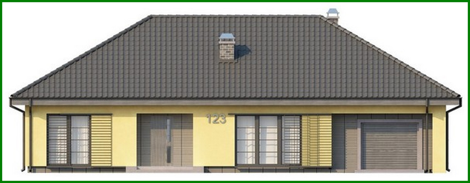 Visualization gallery - Elegant Three-Bedroom Cottage Project