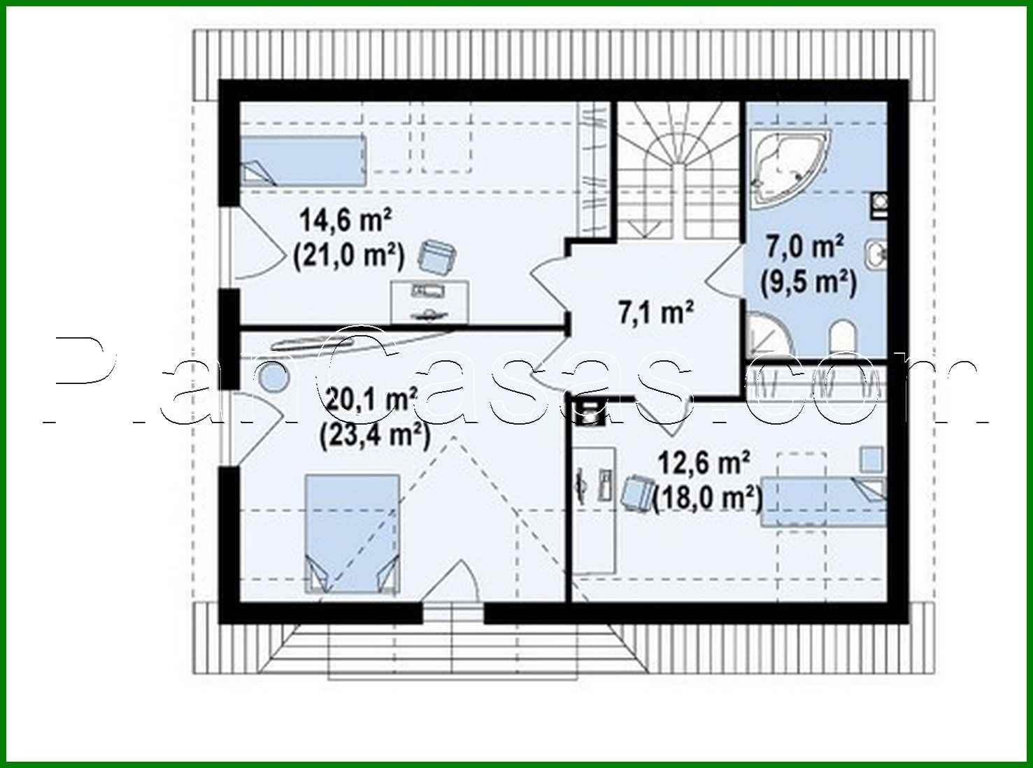 Visualization gallery - The project of a cozy house with a living area