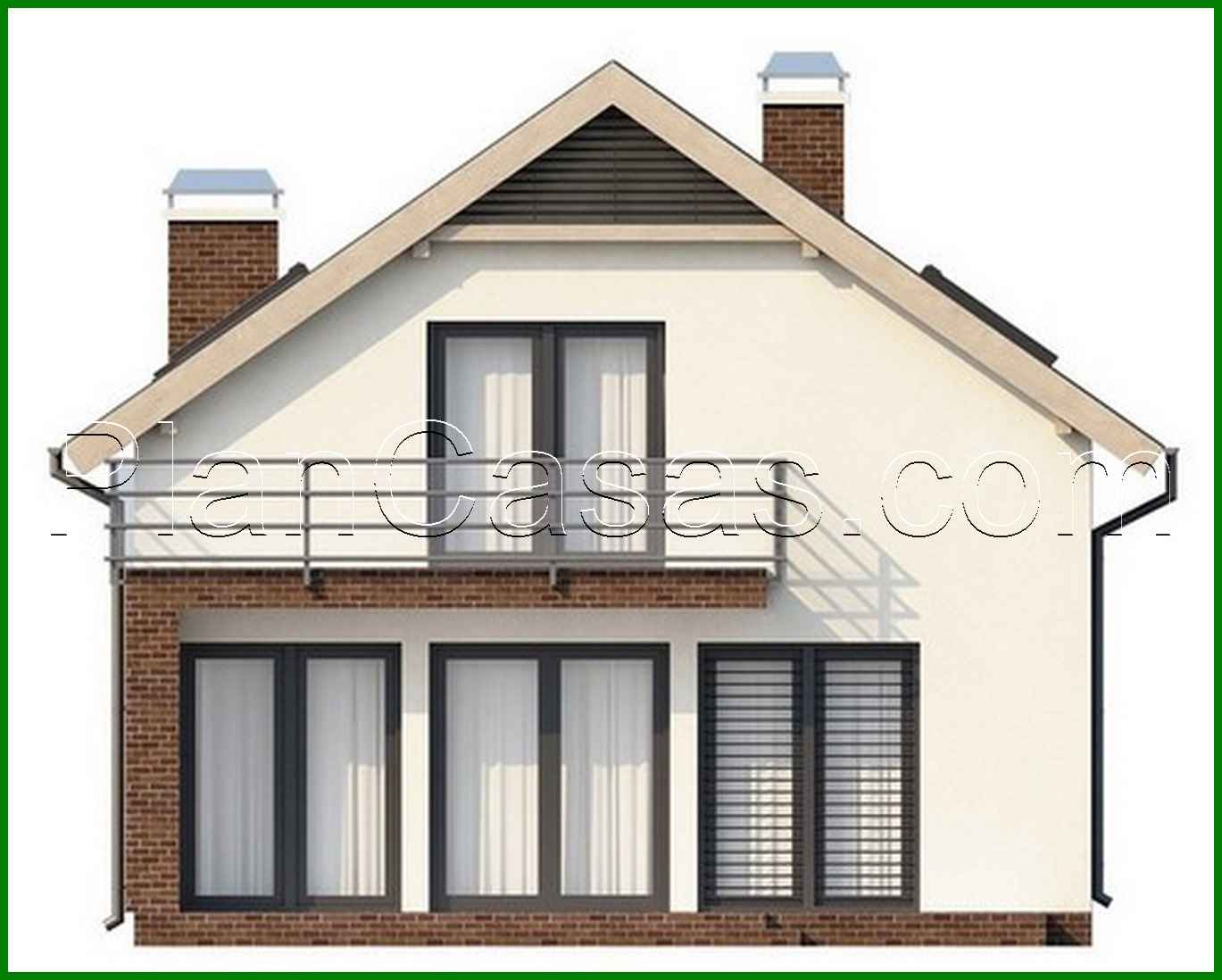 Visualization gallery - House project with attic and built-in garage