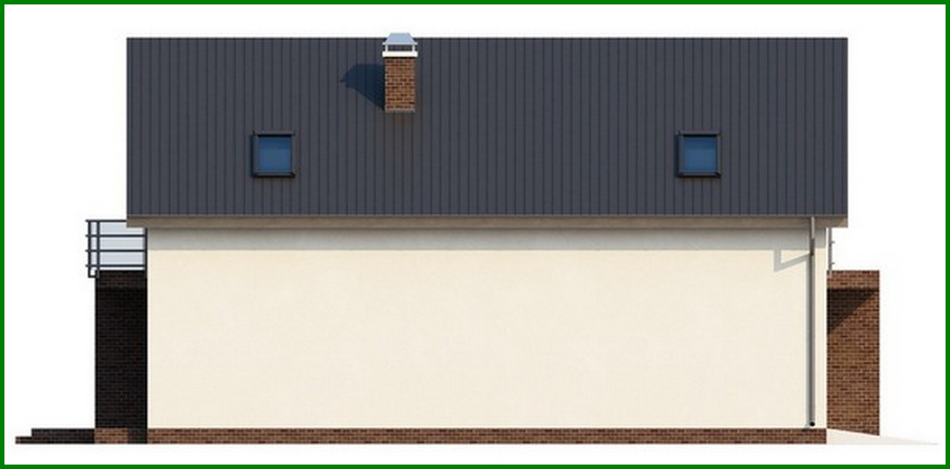 Visualization gallery - House project with attic and built-in garage