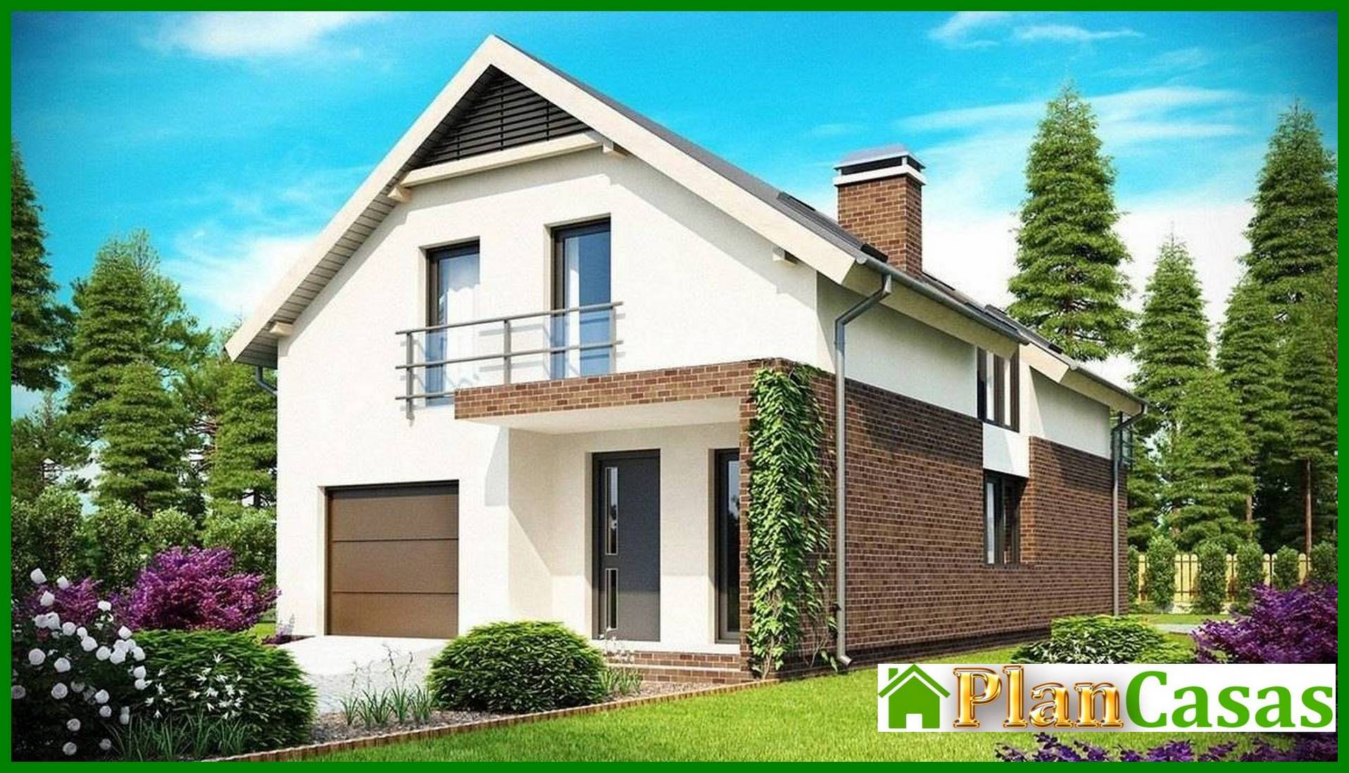 Visualization gallery - House project with attic and built-in garage