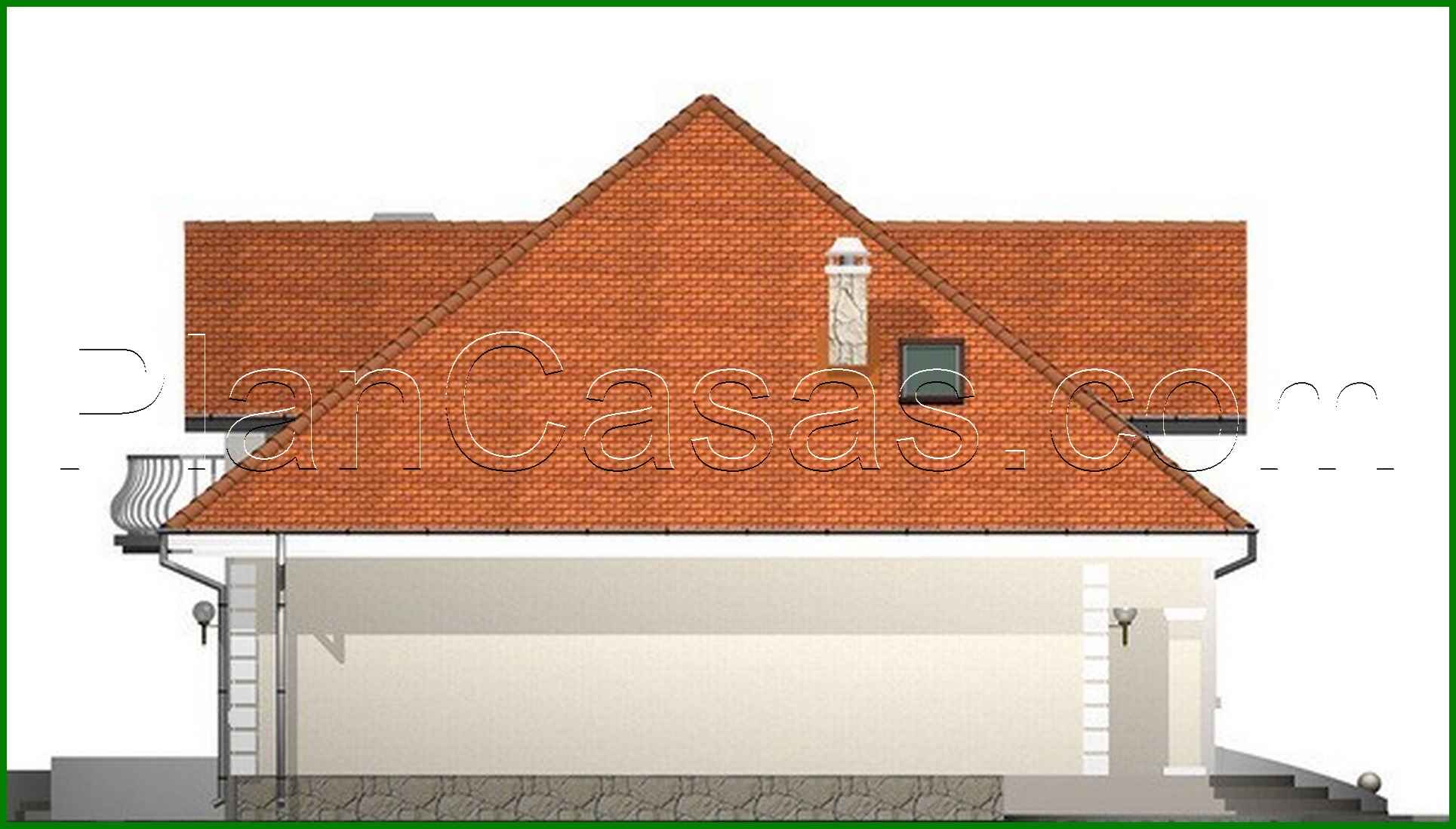 Visualization gallery - Cottage project with balconies