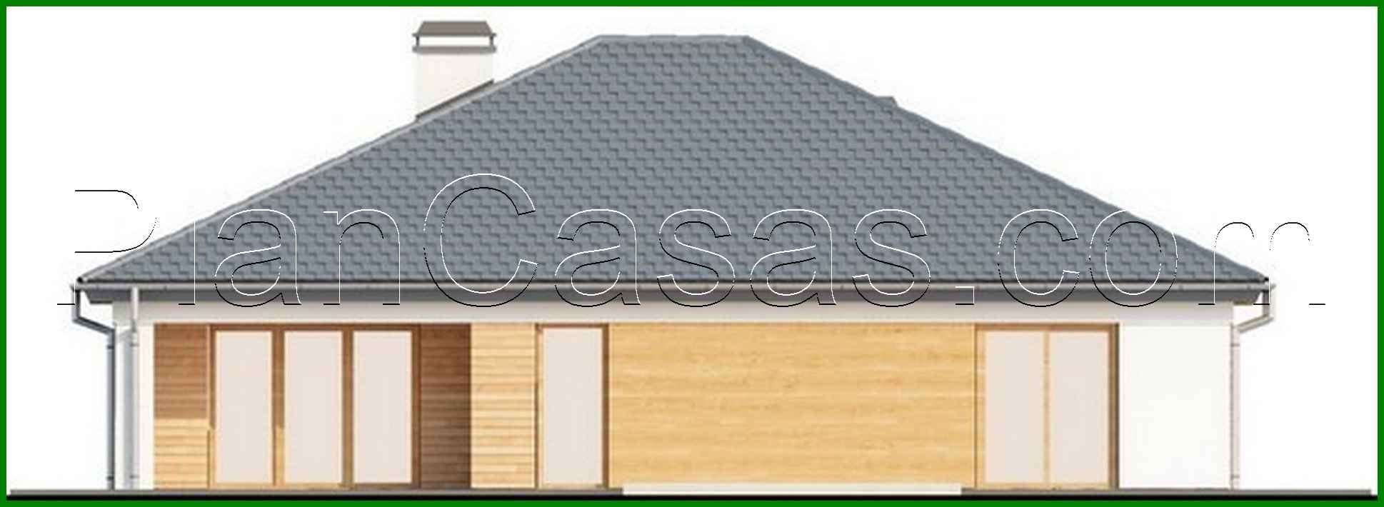 Visualization gallery - House project with frontal garage