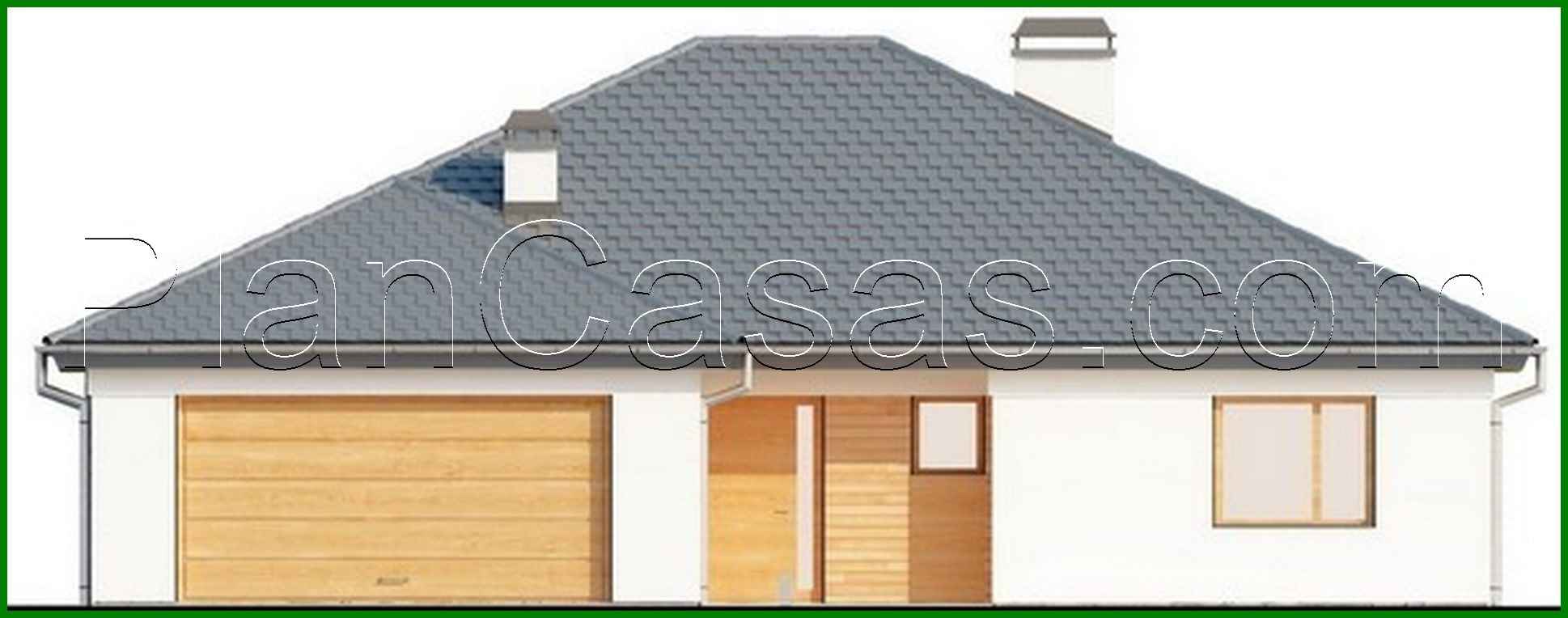 Visualization gallery - House project with frontal garage