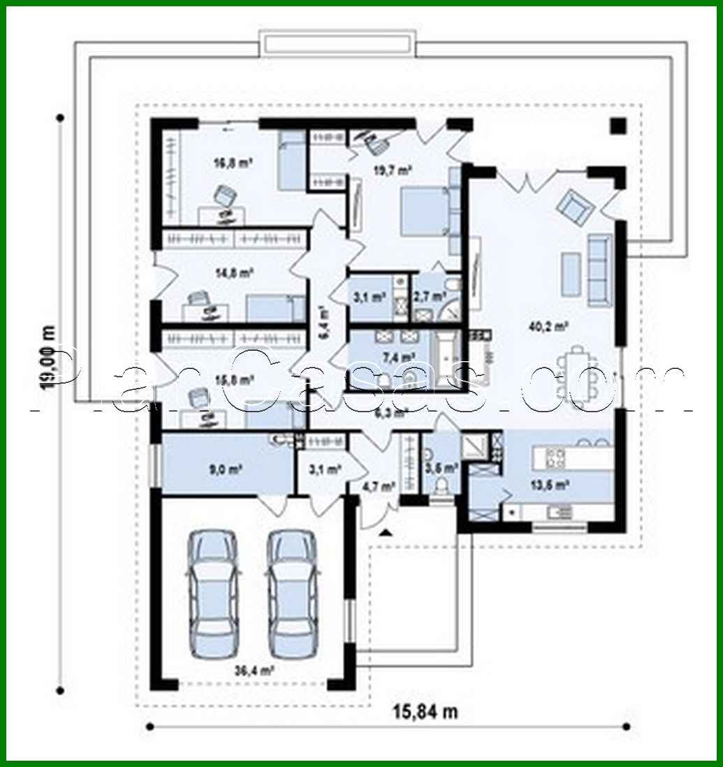 Visualization gallery - House project with frontal garage