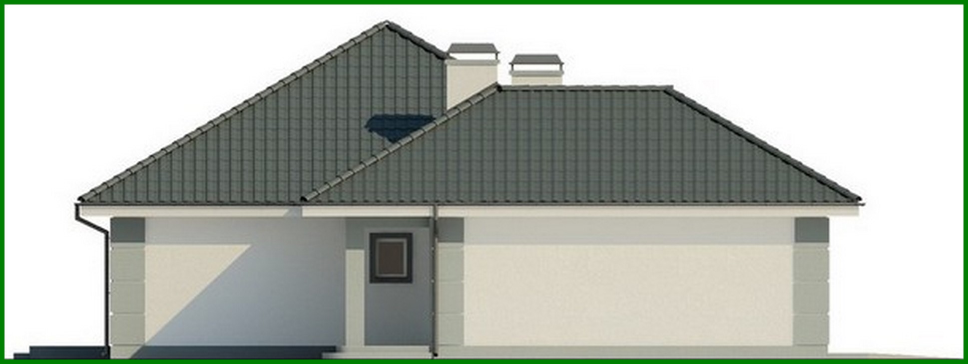 Visualization gallery - House project with a garage for two cars