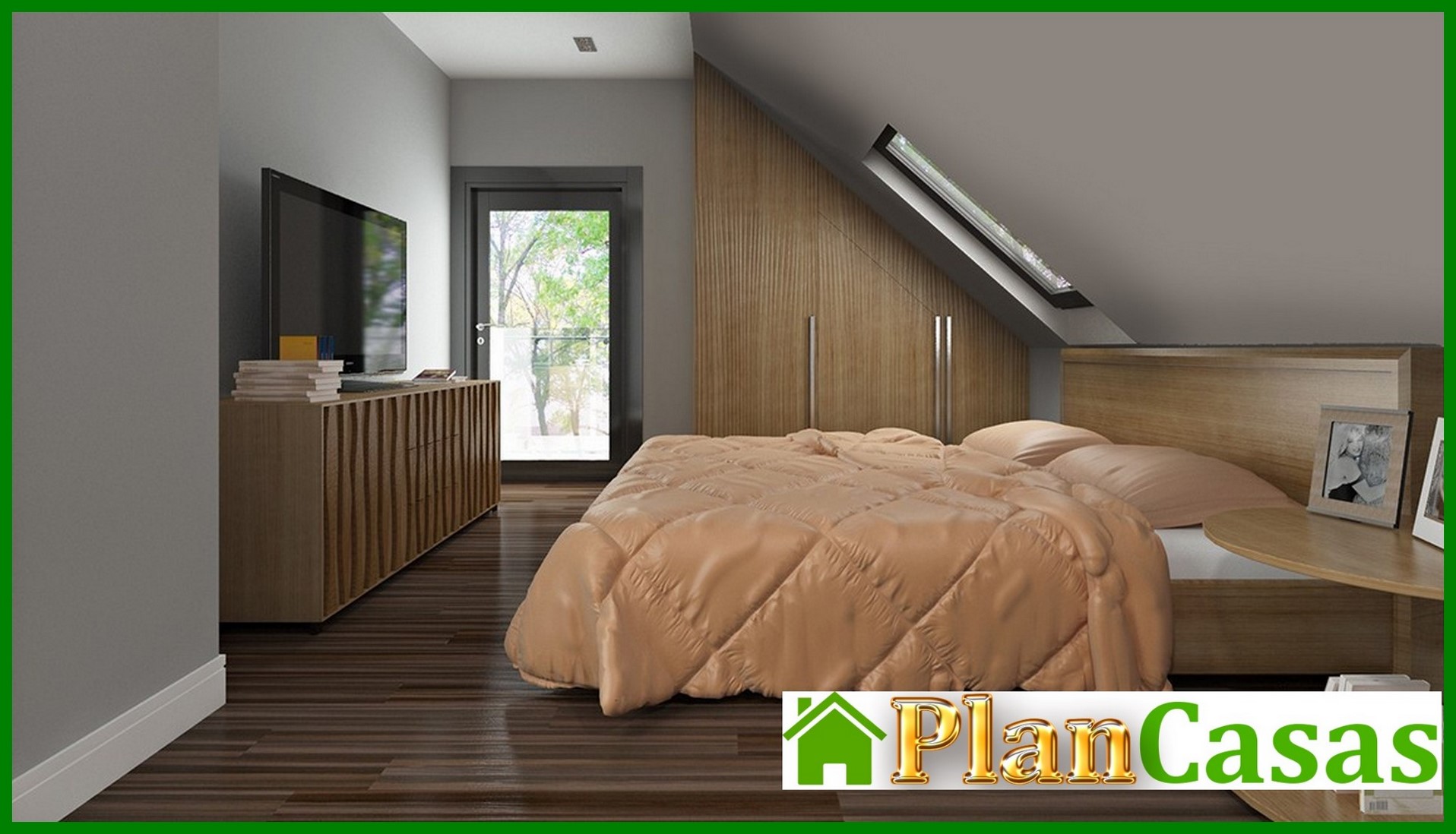 Visualization gallery - Project of a house with a kitchen on the south side