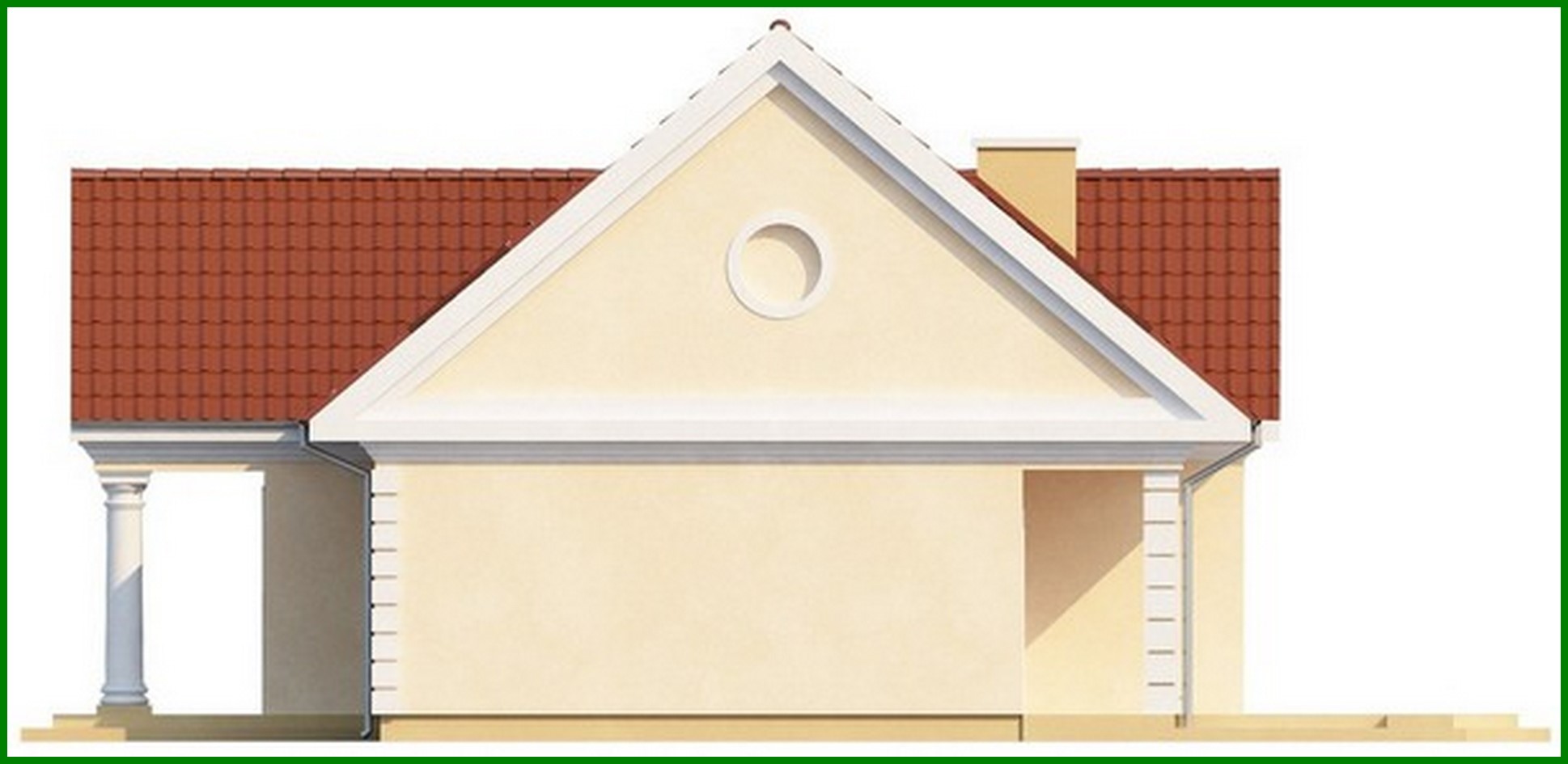 Visualization gallery - House project with an additional bedroom on the ground floor