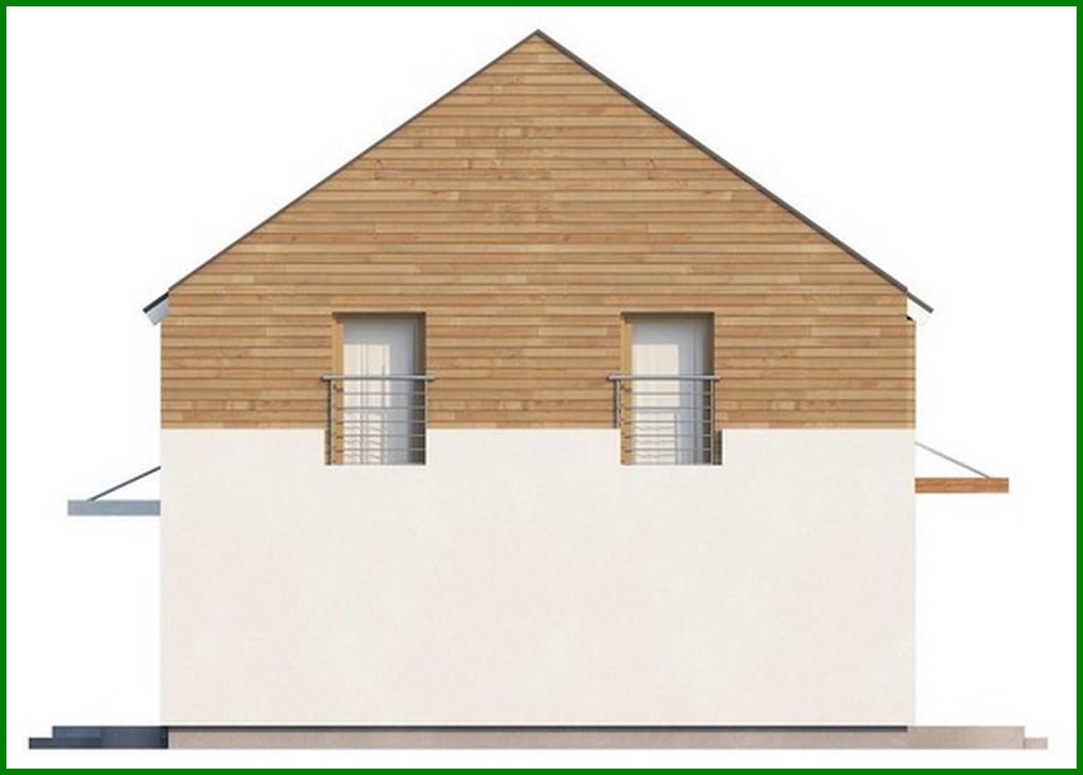 Galería de visualizaciones - Proyecto de casa con una amplia sala de estar