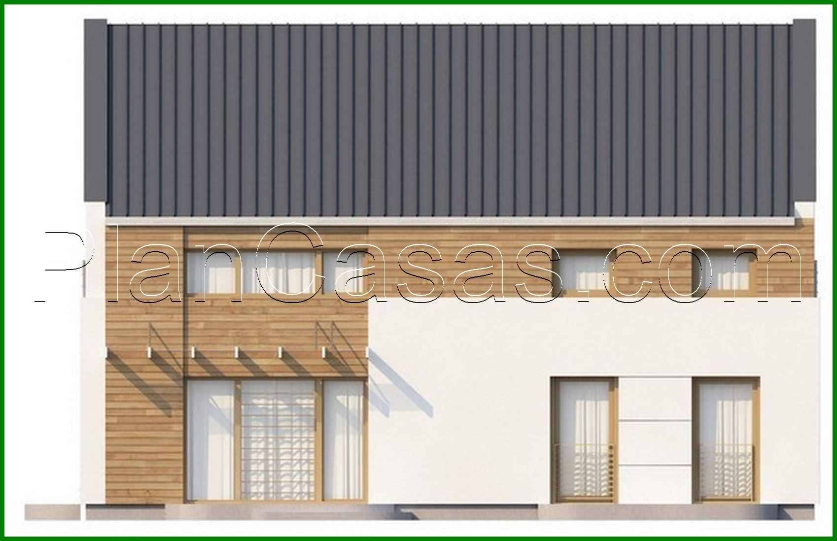 Galería de visualizaciones - Proyecto de casa con una amplia sala de estar