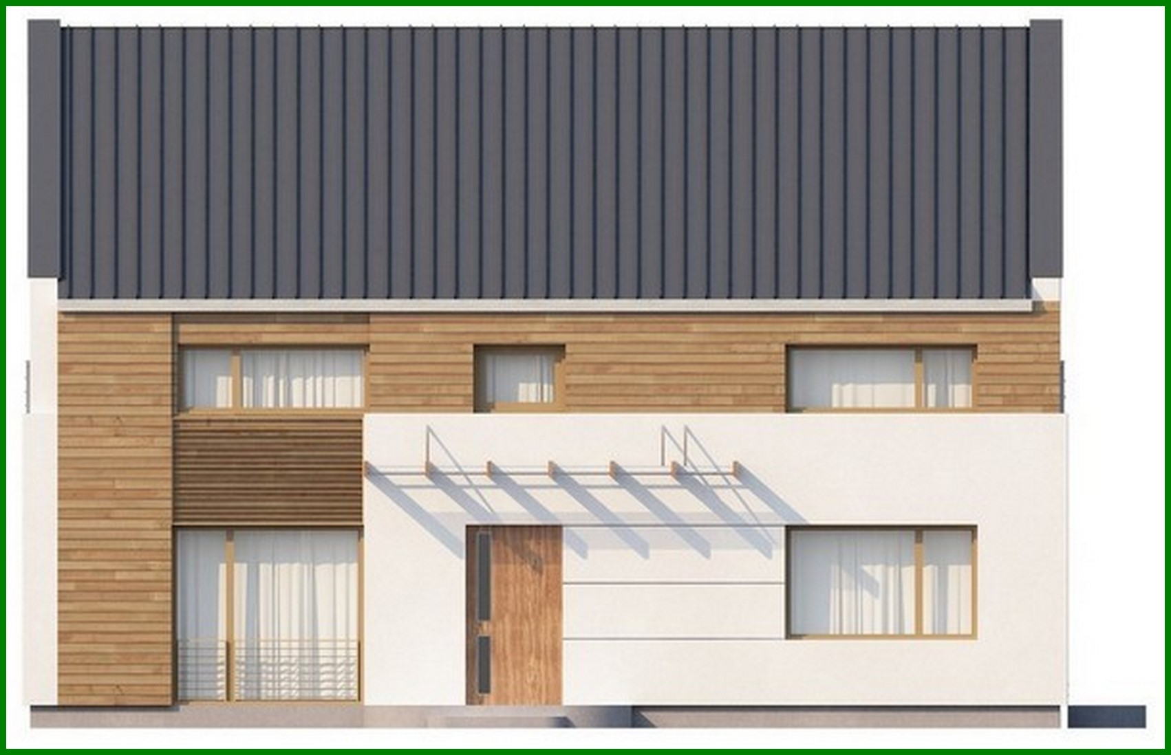 Galería de visualizaciones - Proyecto de casa con una amplia sala de estar