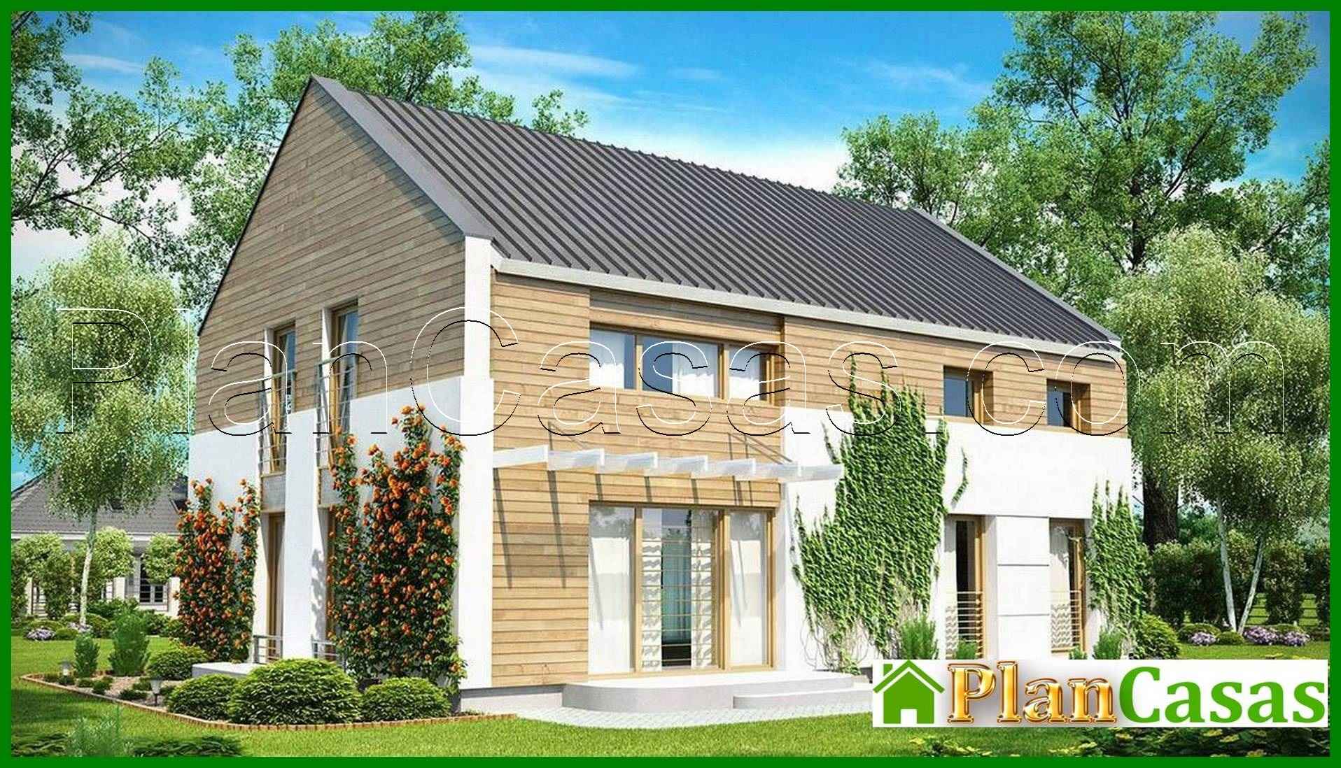 Galería de visualizaciones - Proyecto de casa con una amplia sala de estar