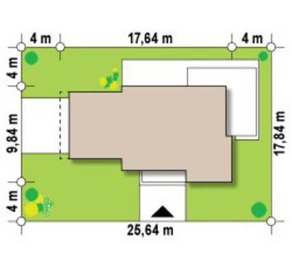 Visualization gallery - The project of a two-story mansion, made in a modern style