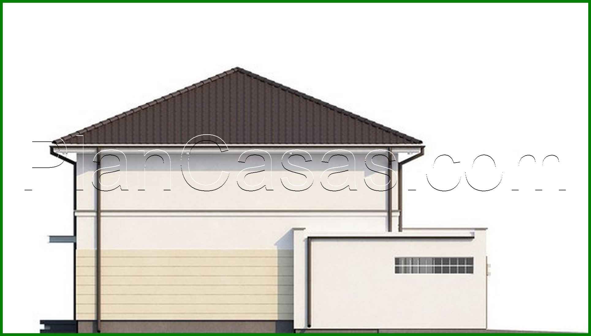 Visualization gallery - The project of a two-story cottage with a second light