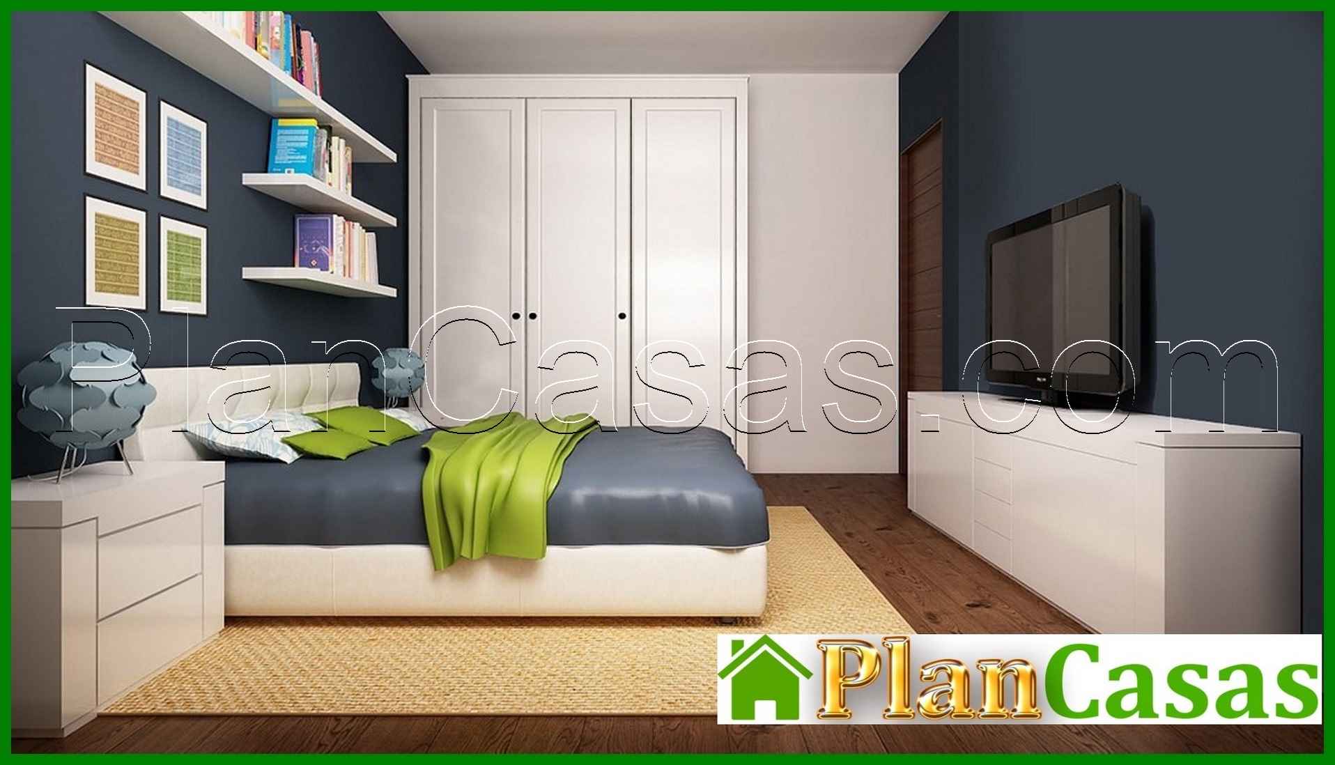 Visualization gallery - Project of a house with a gable roof and an attic room