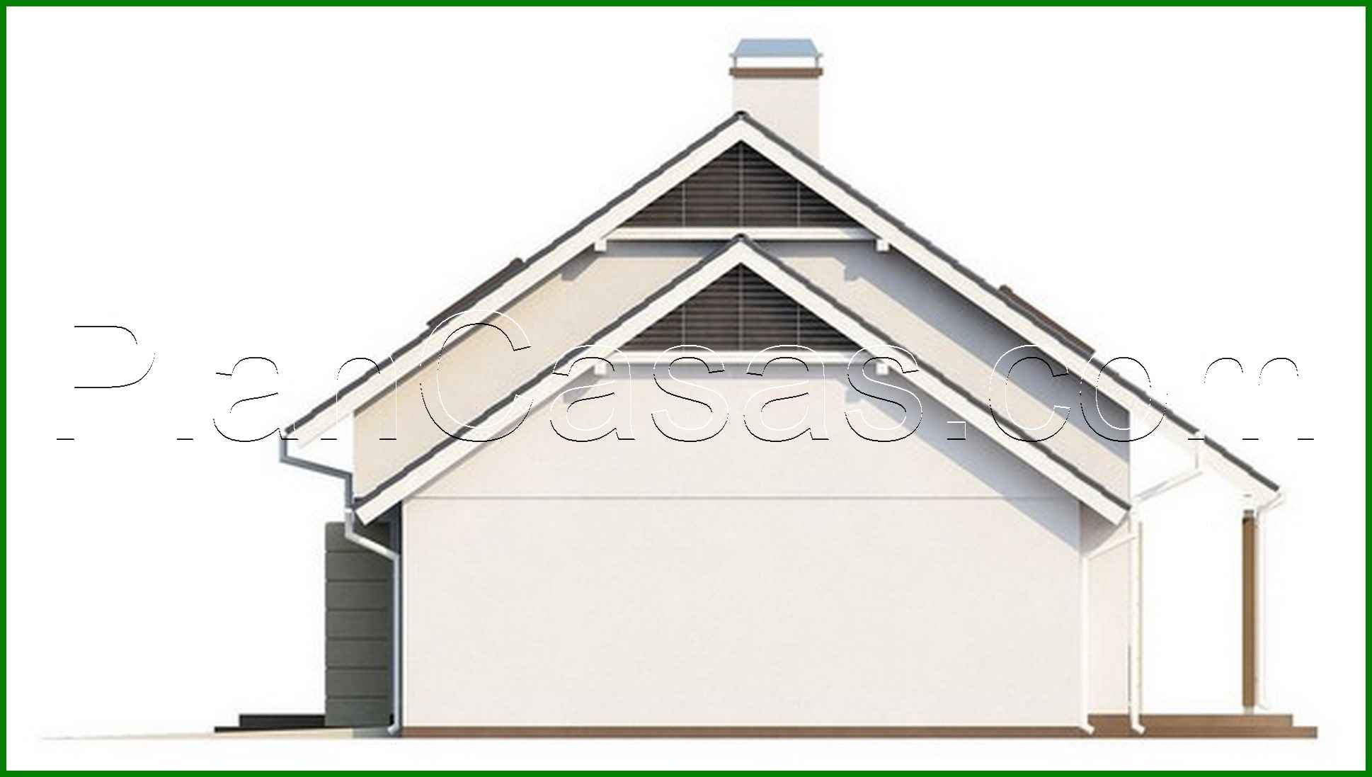 Visualization gallery - The project of an economical house with an extra bedroom