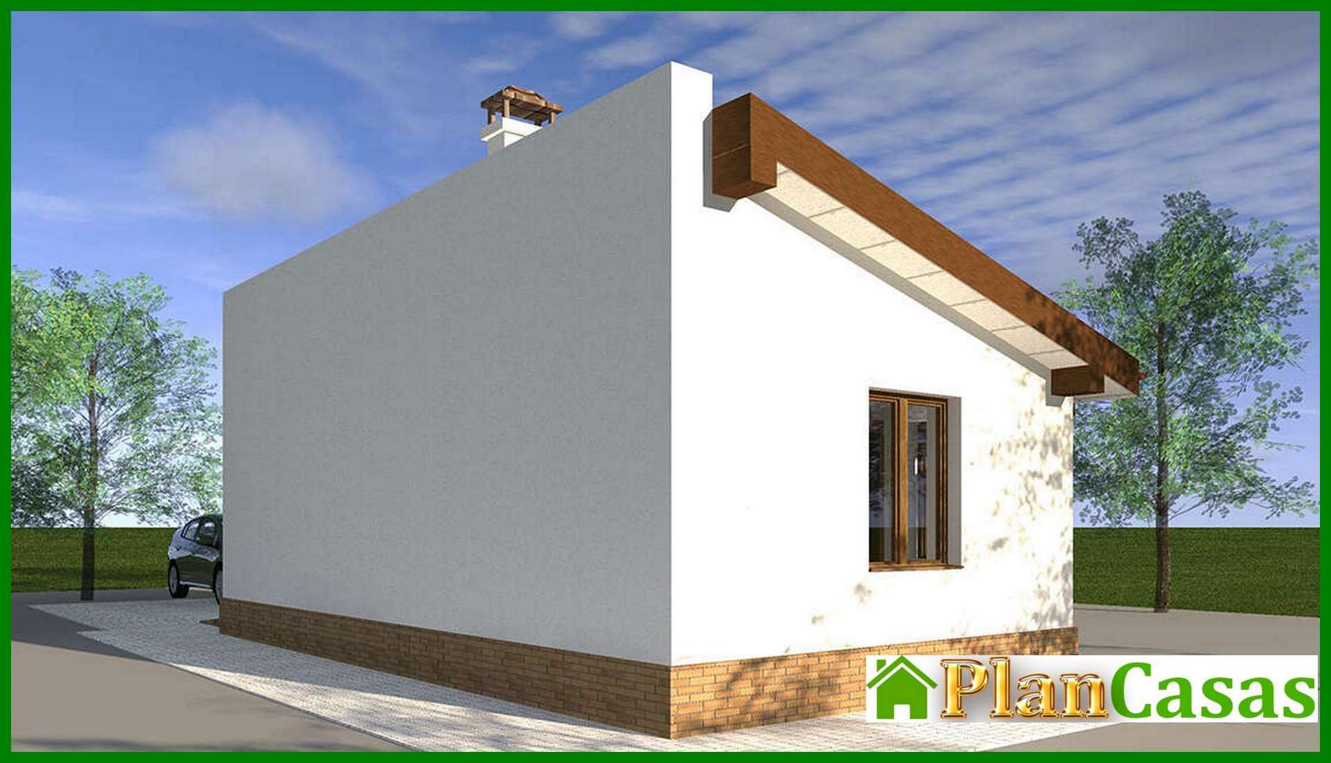 Visualization gallery - The project of a car garage with an area of 38 square meters. m