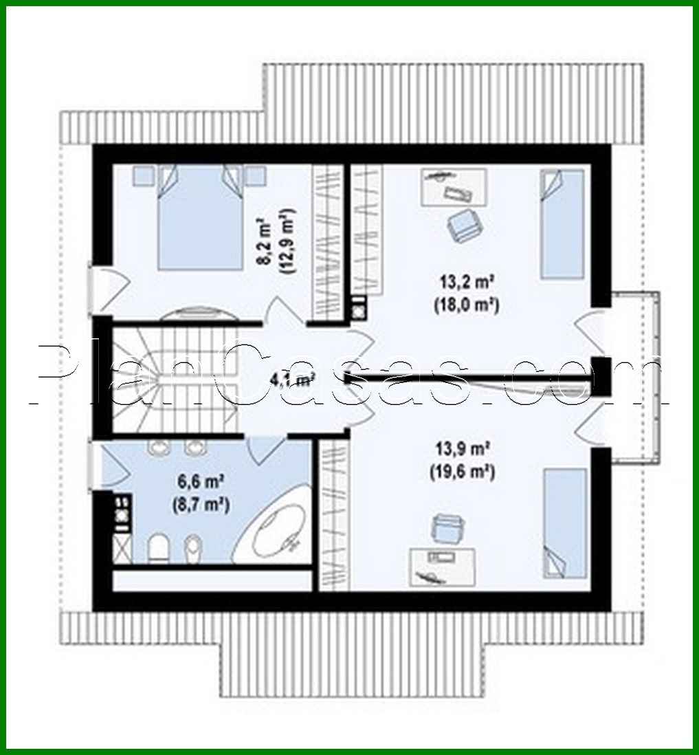 Visualization gallery - House project with bay window and study on the ground floor