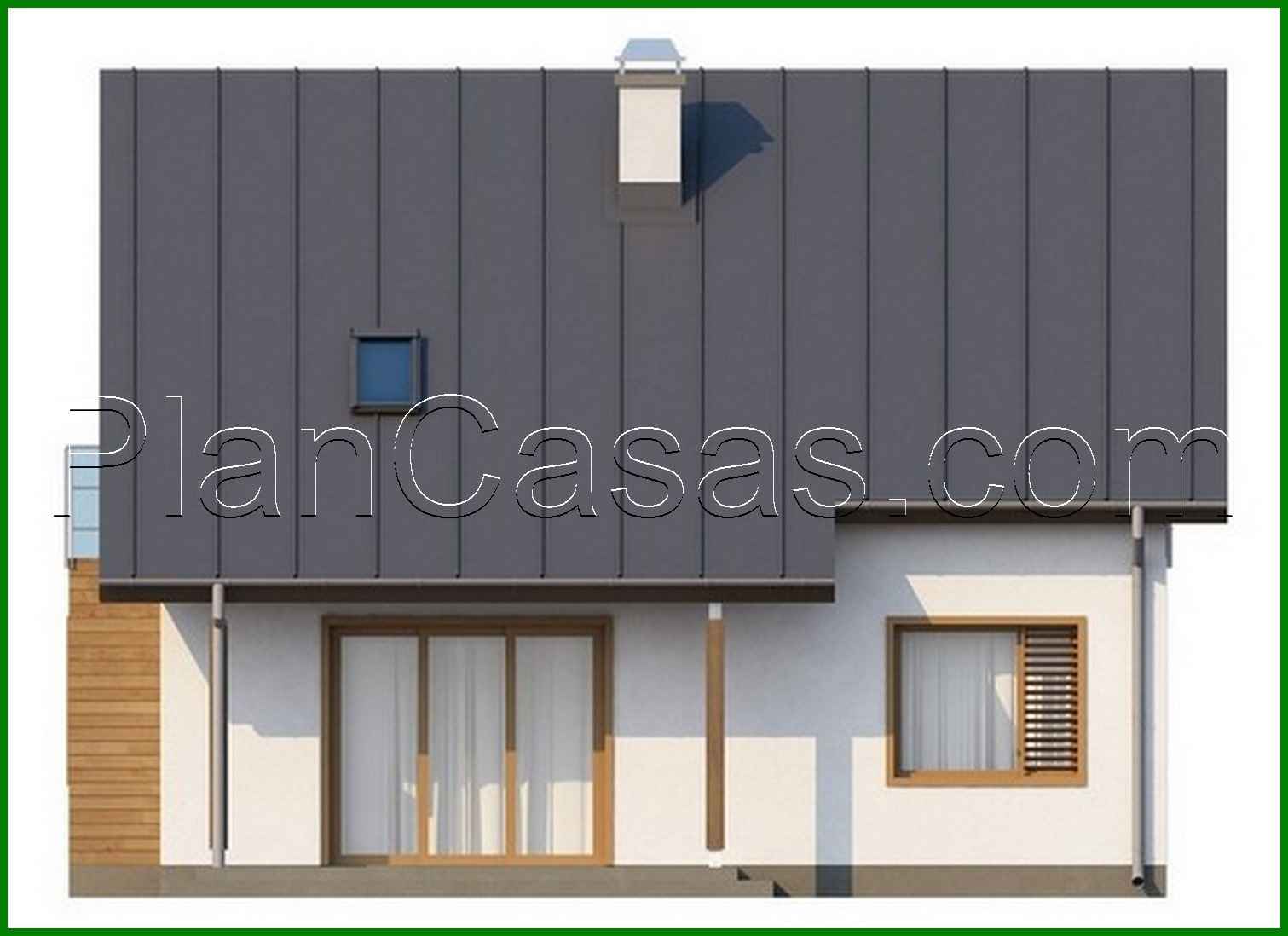 Visualization gallery - House project with bay window and study on the ground floor