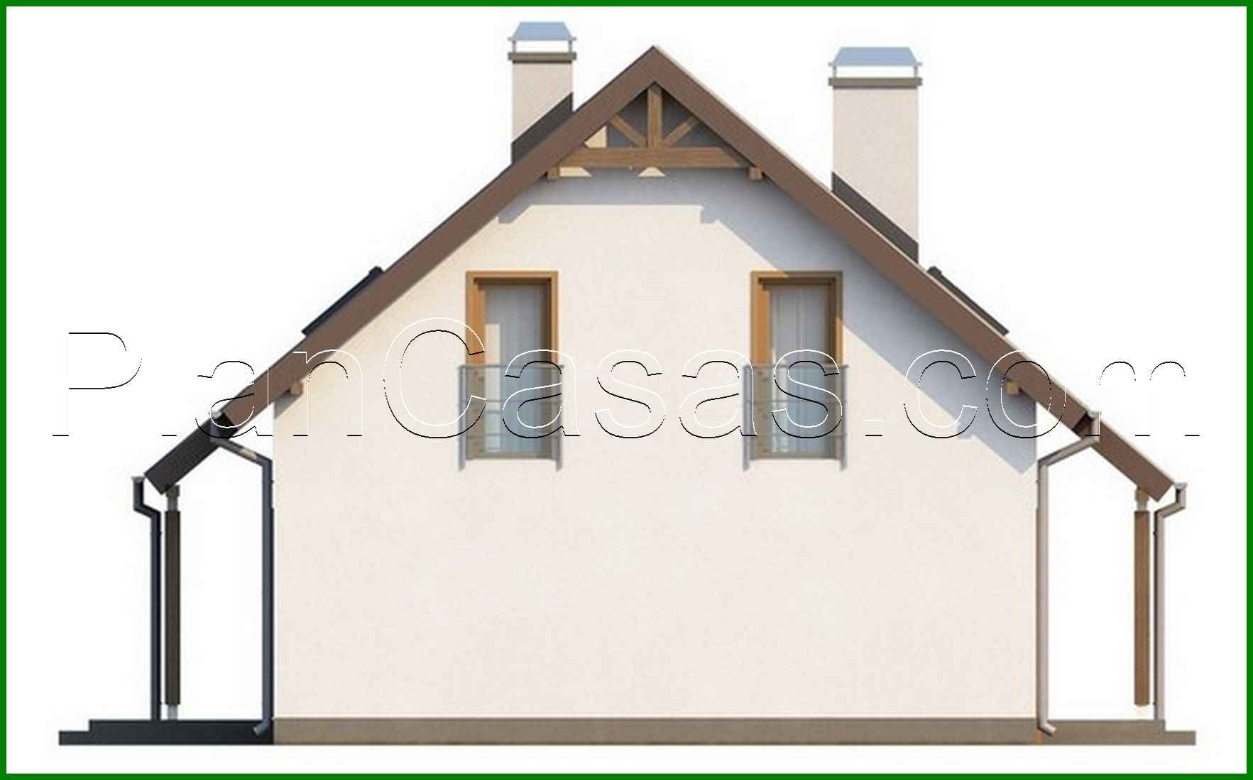 Visualization gallery - House project with bay window and study on the ground floor