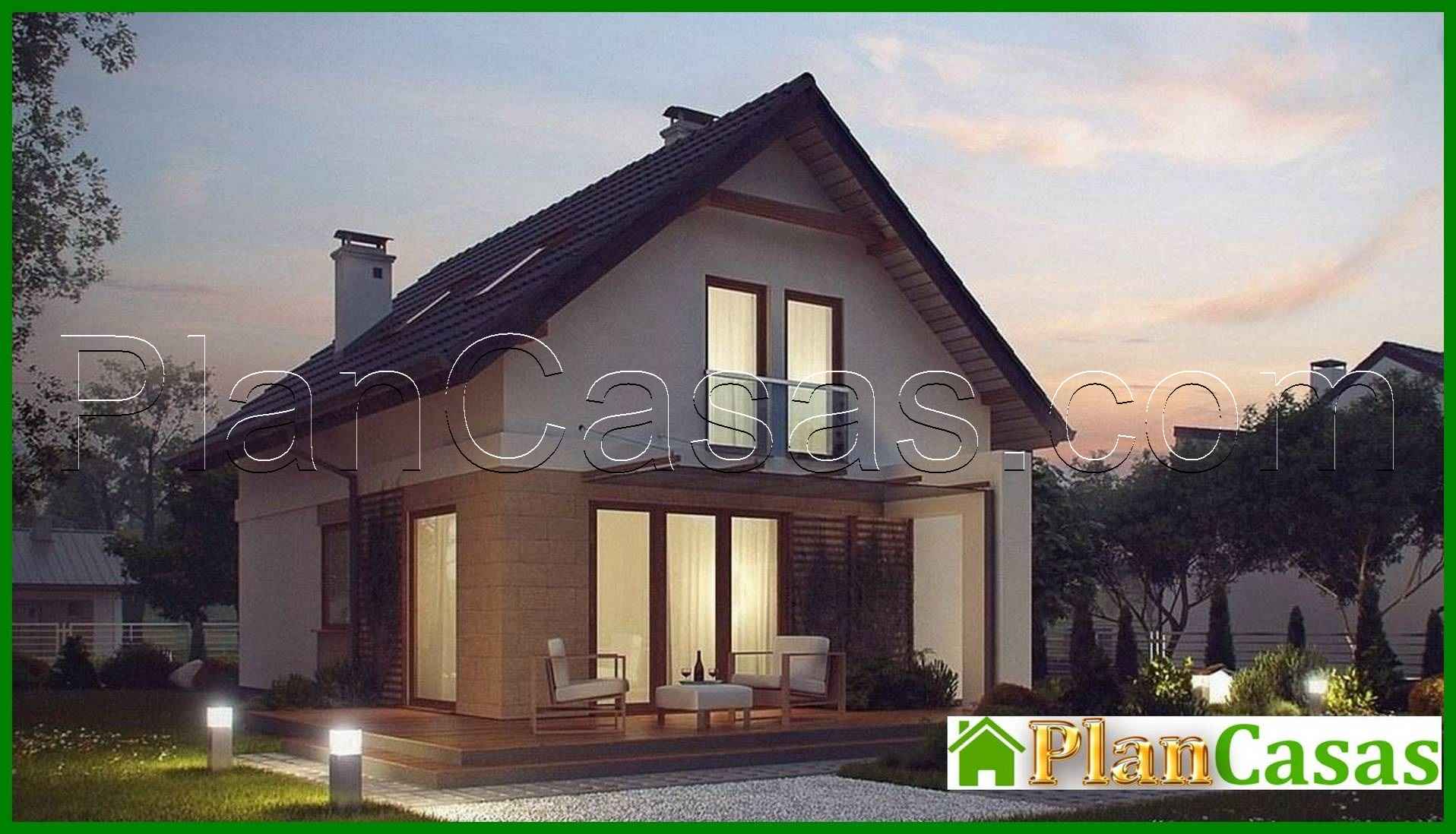 Visualization gallery - A project of a small cottage for a narrow plot