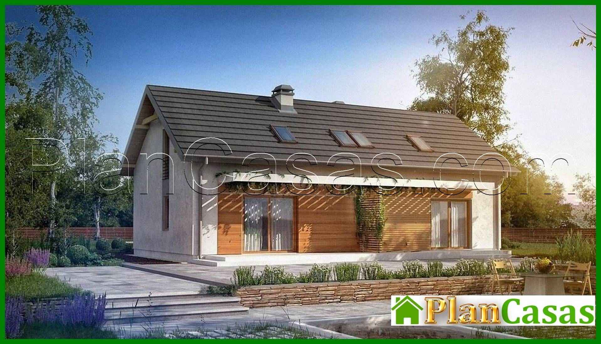 Visualization gallery - The project of a cottage for two families with different entrances