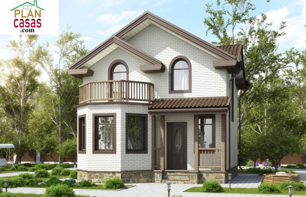 Two storey cottage house plan