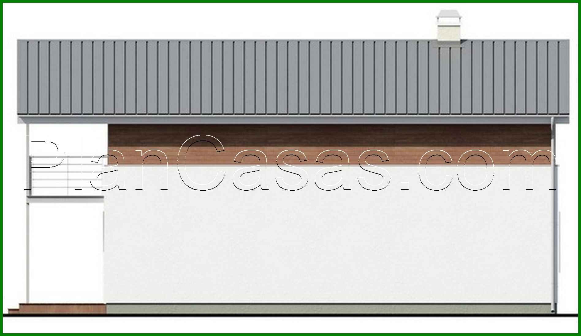 Visualization gallery - A project of a two-story small house for a narrow plot