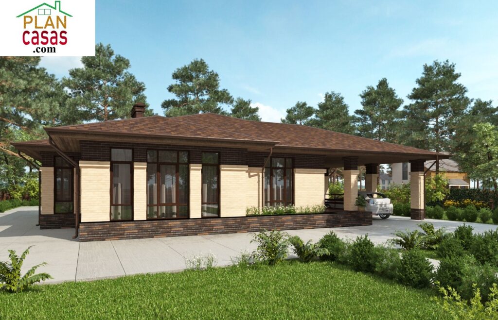 One storey beautiful house house plan