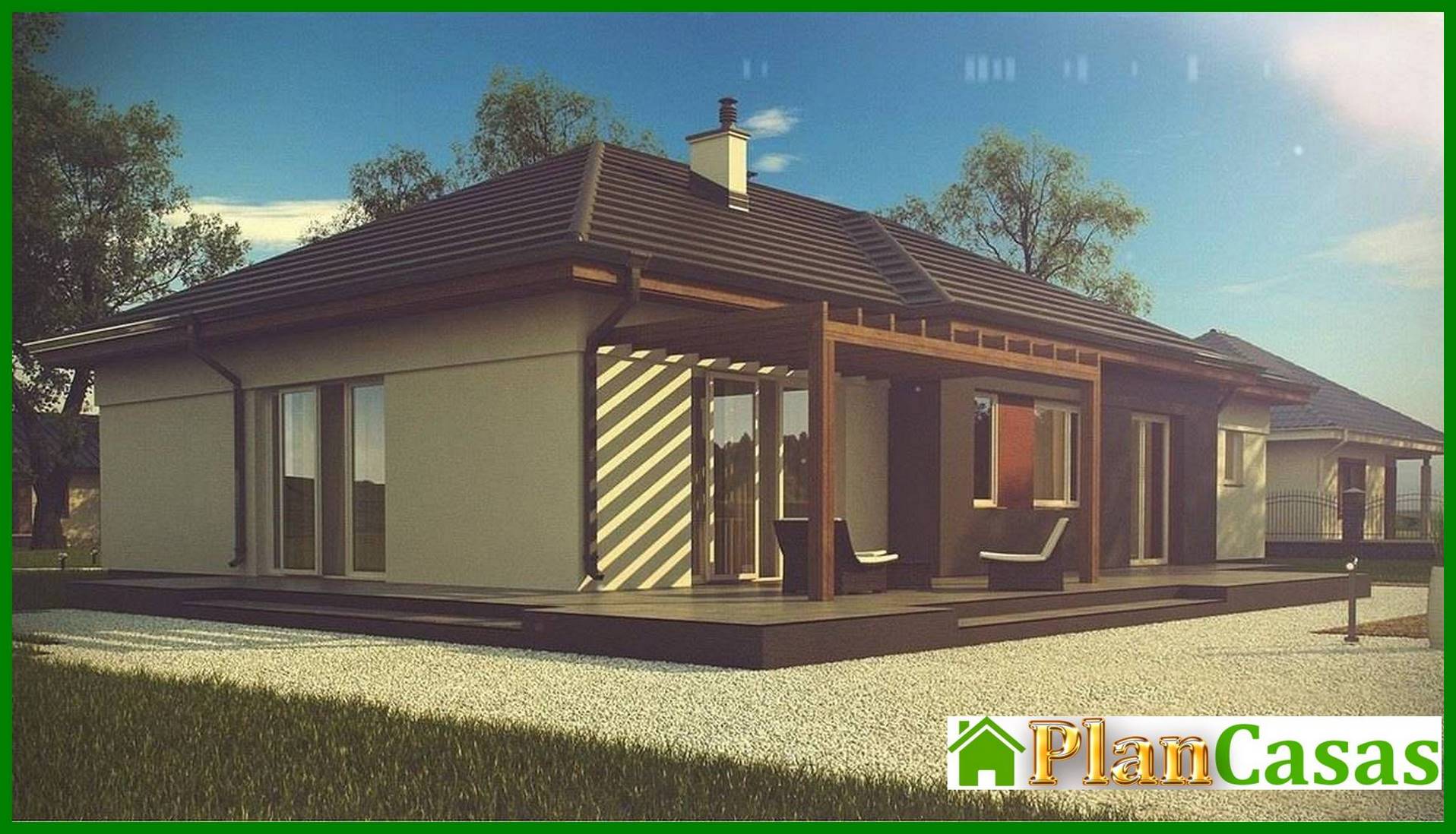 Visualization gallery - Classic one-story house