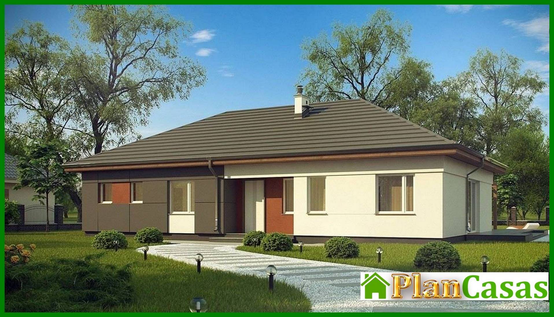 Classic one-story house house plan