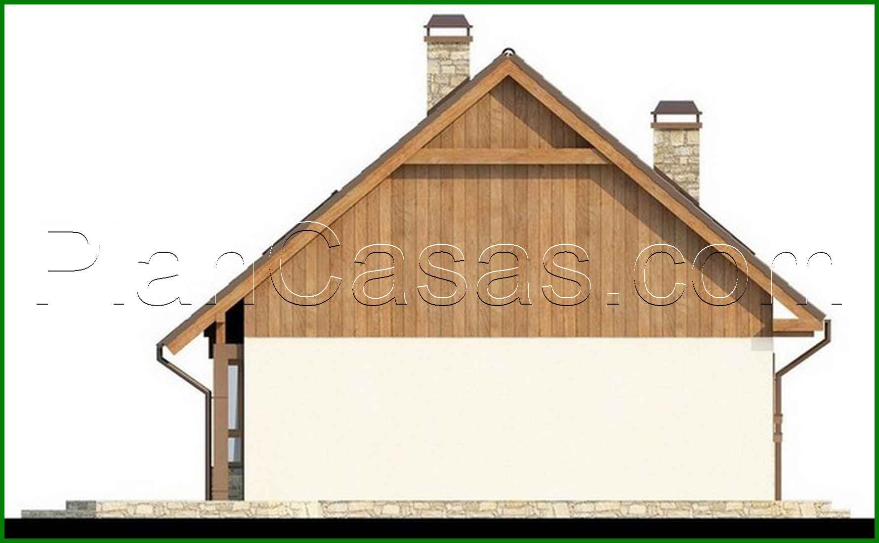 Visualization gallery - Project of a small eco house with an attic