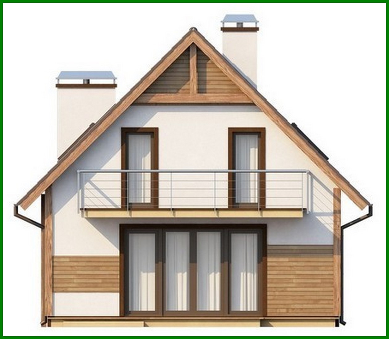 Visualization gallery - House design for a narrow plot