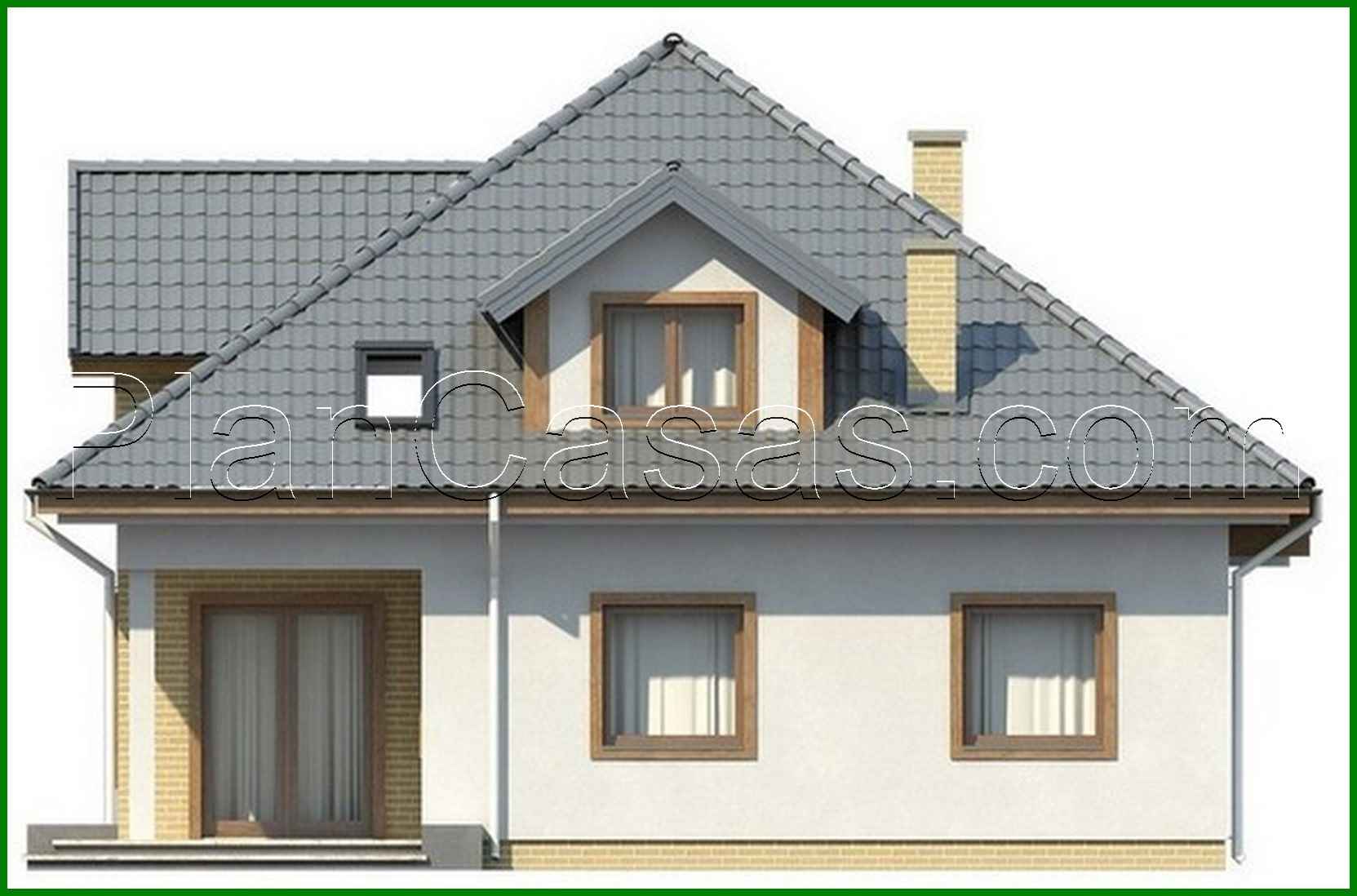 Visualization gallery - House project with attic, technical room, extra bedroom