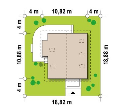 Visualization gallery - A project of a private country light cottage with an attic