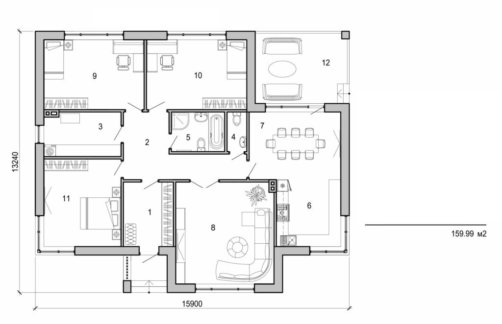 Visualization gallery - One storey house