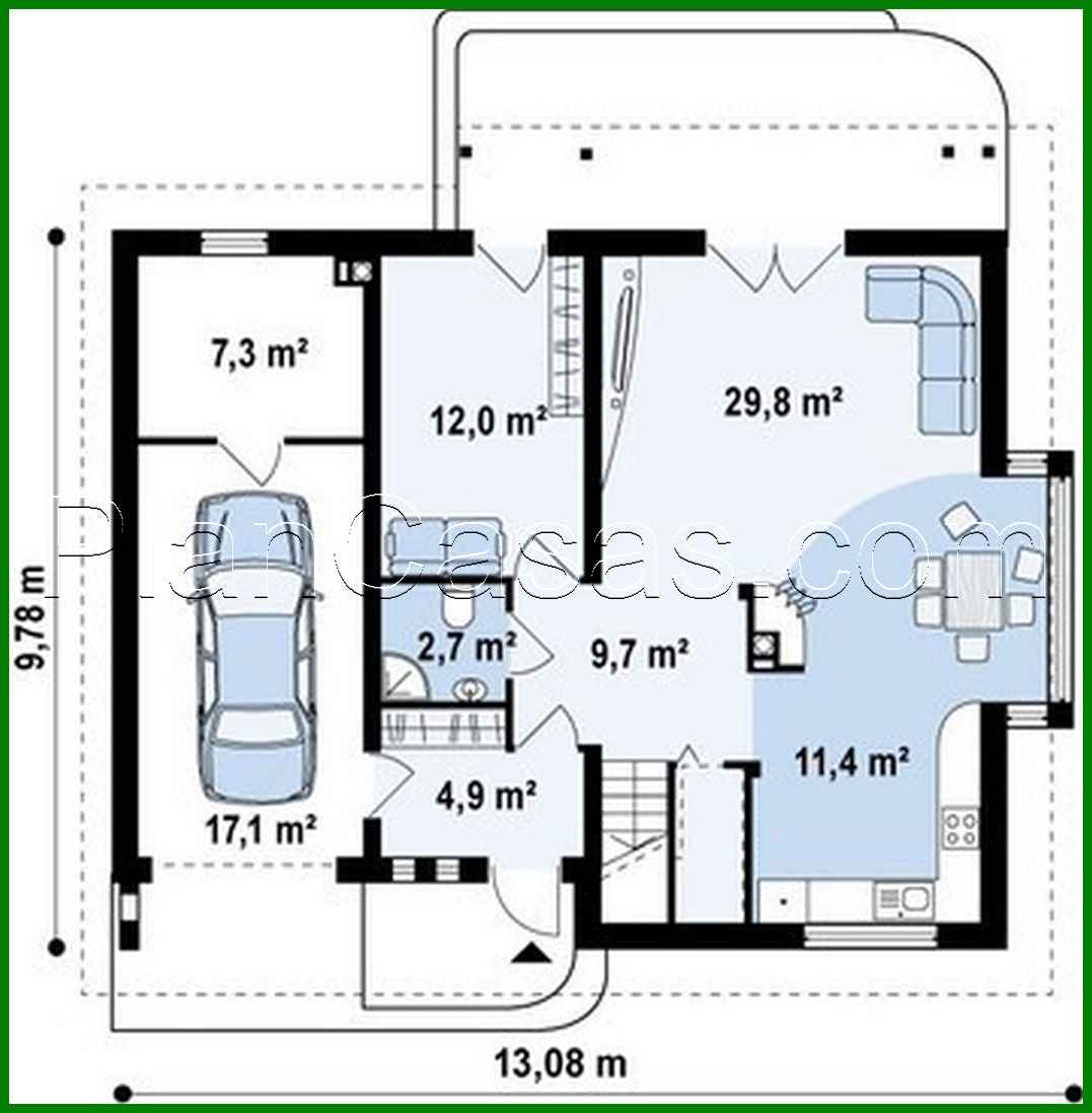 Visualization gallery - Cottage with bay window in the dining room