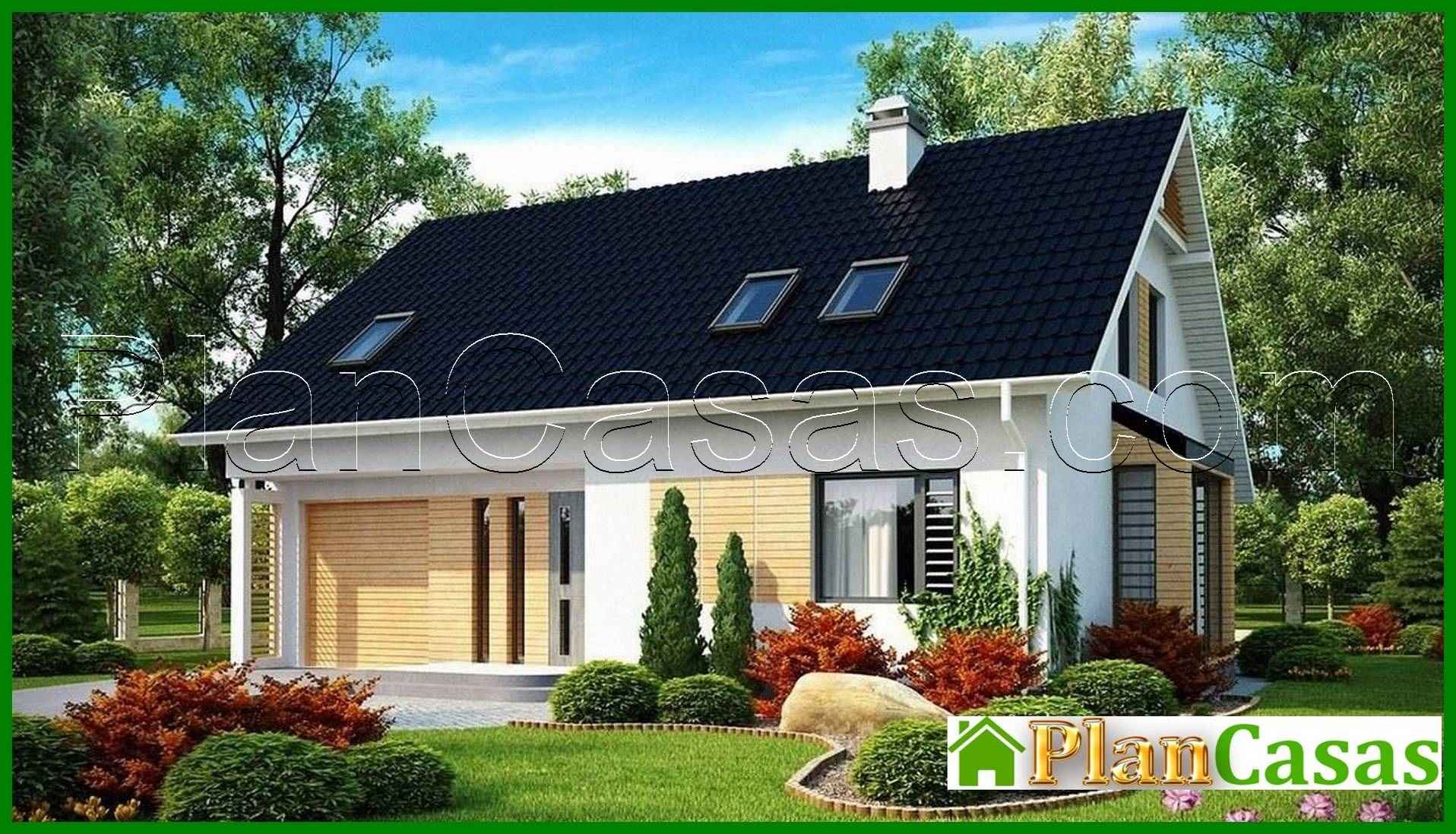 Cottage with bay window in the dining room house plan